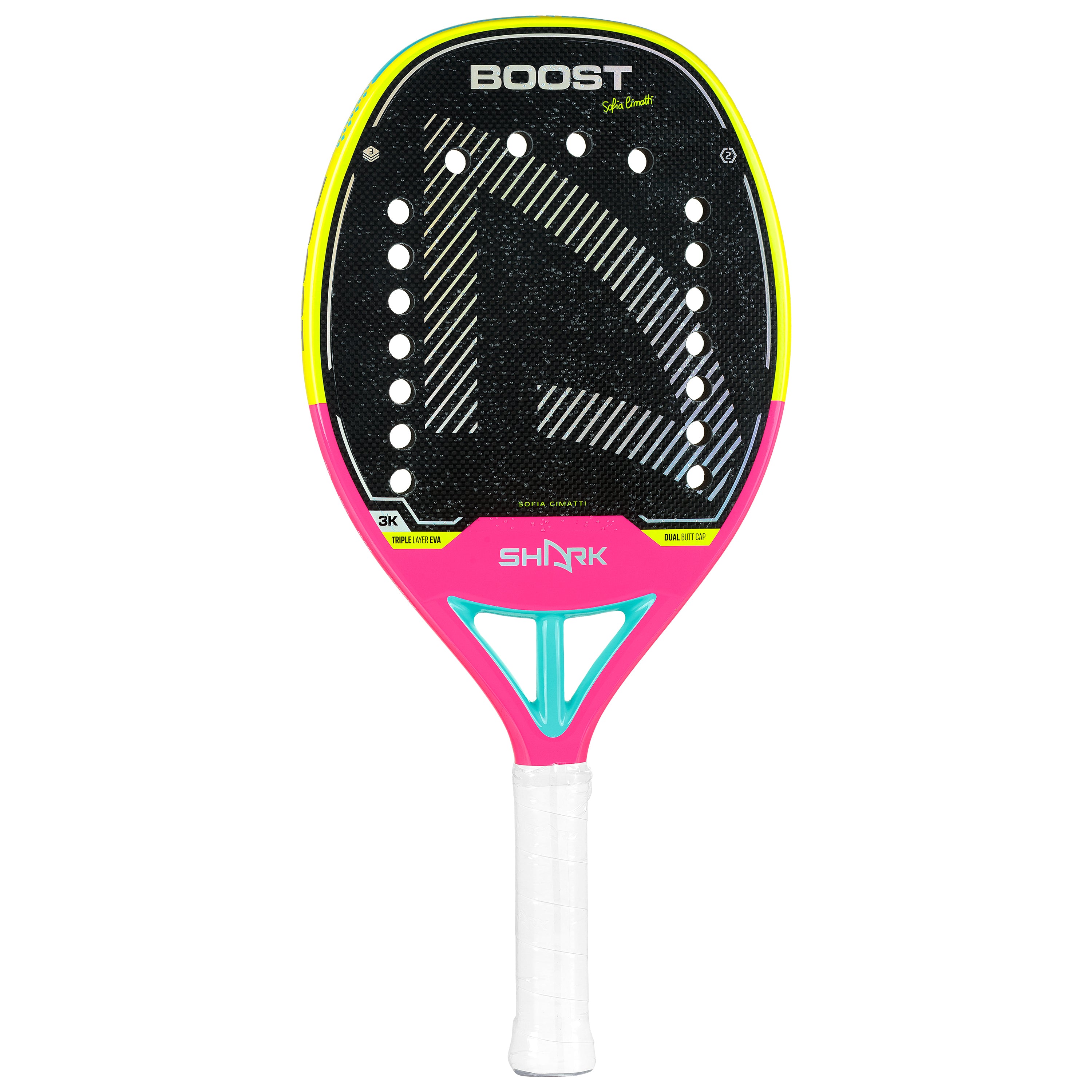 Raquete de beach tennis Shark Boost 21 mm by Sofia Cimatti 2026