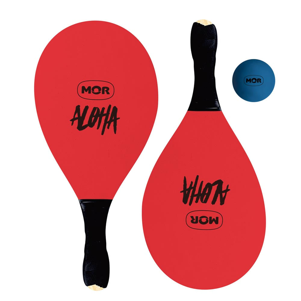 Mor Frescobol de Madeira Revestida Aloha frescobol paddle