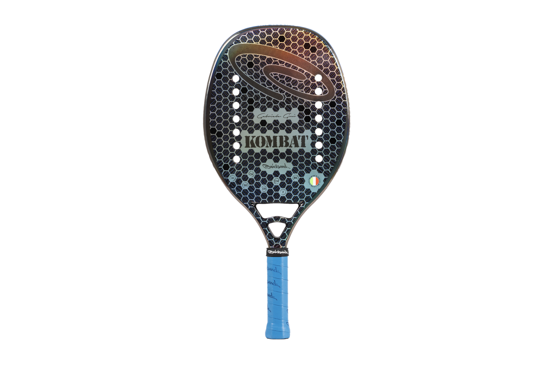 Quicksand Kombat 2026 Gabriele Gini beach tennis racket
