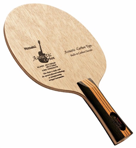 Nittaku Acoustic Carbon table tennis paddle