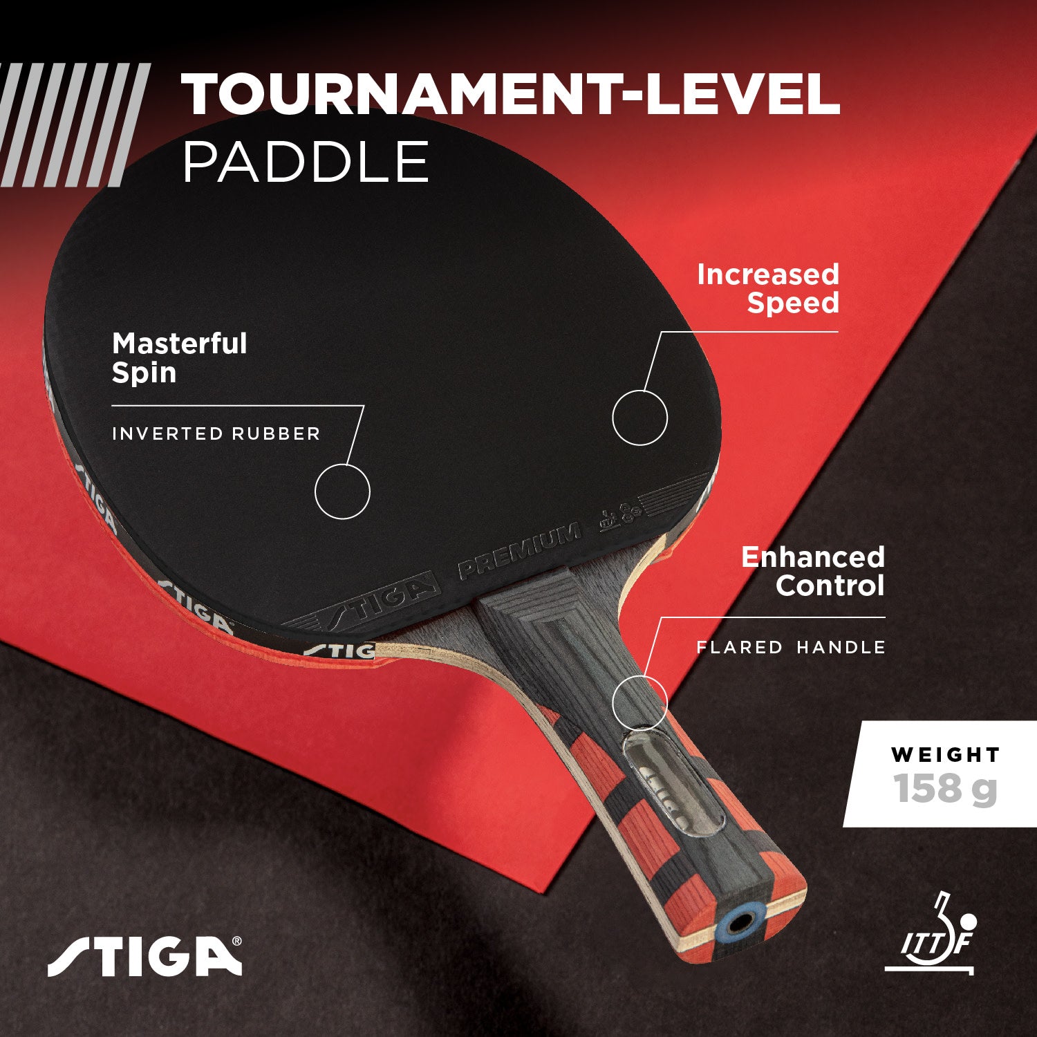 Stiga Evolution table tennis paddle, photo 2