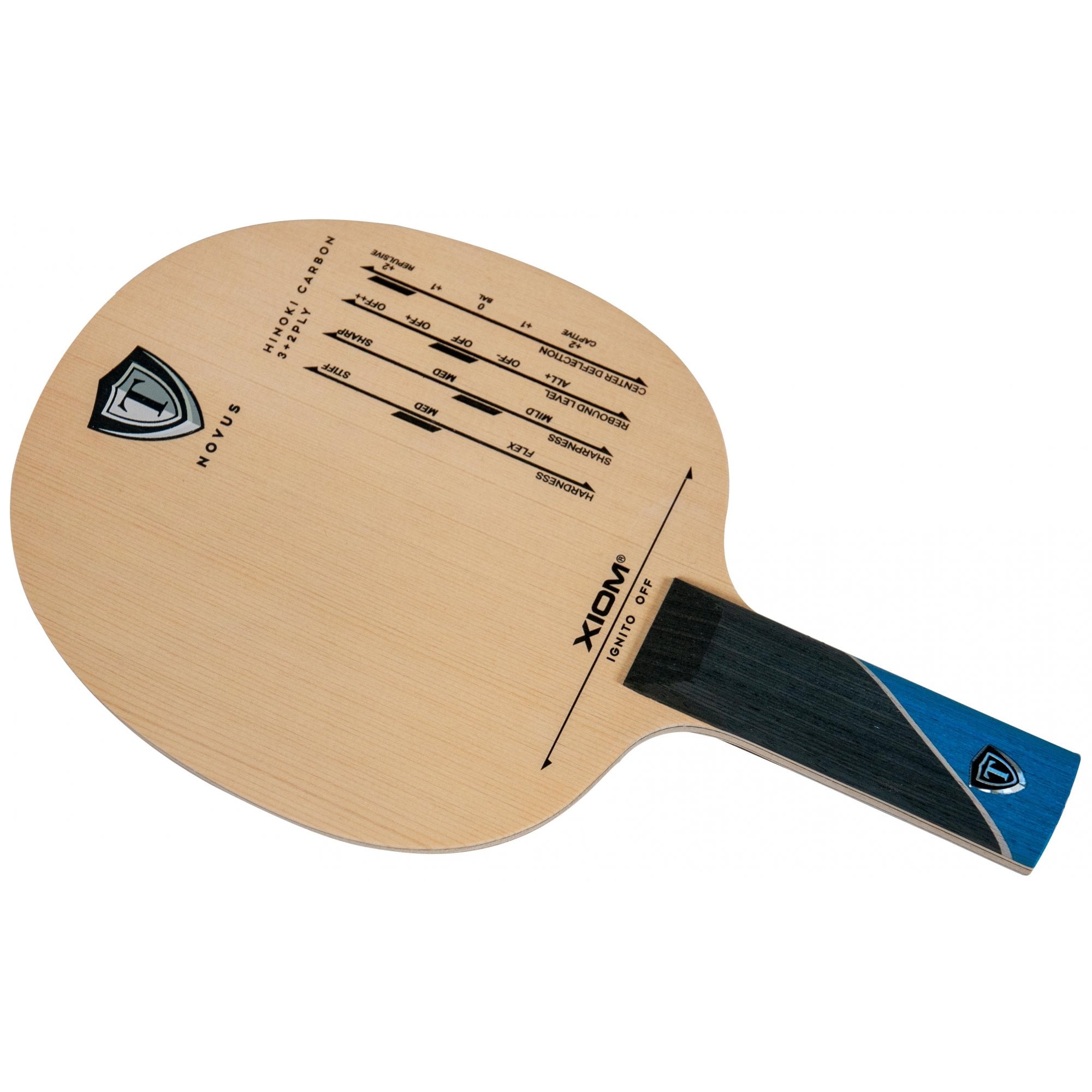 Xiom Novus Ignito table tennis paddle