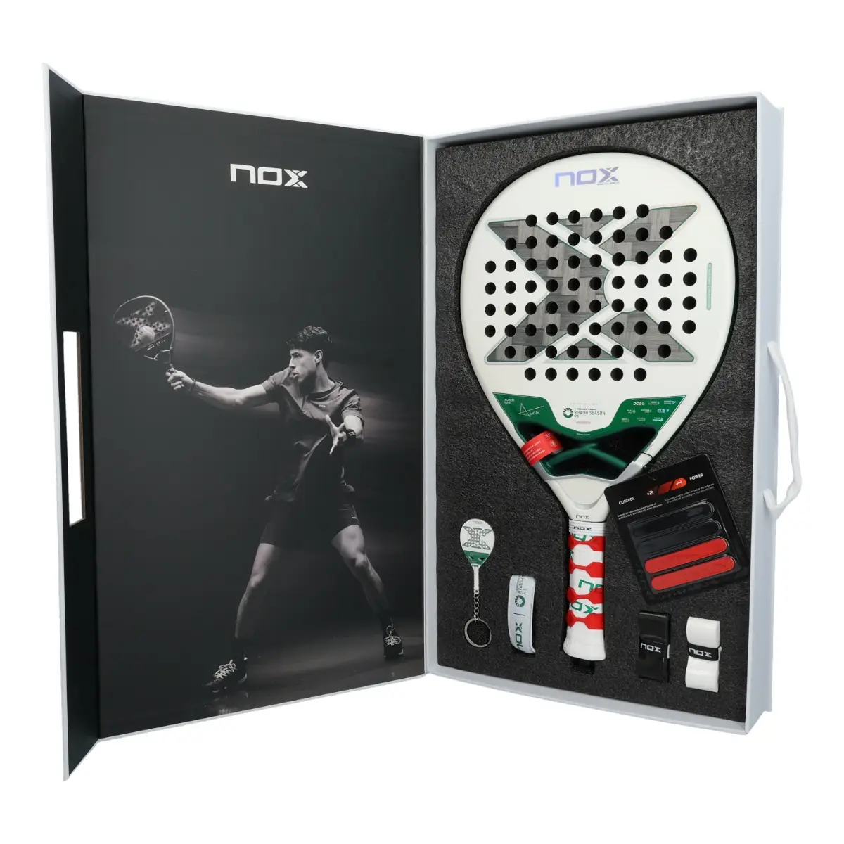 Raquete de padel NOX AT10 Genius 12K Alum Riyadh Edition 2026