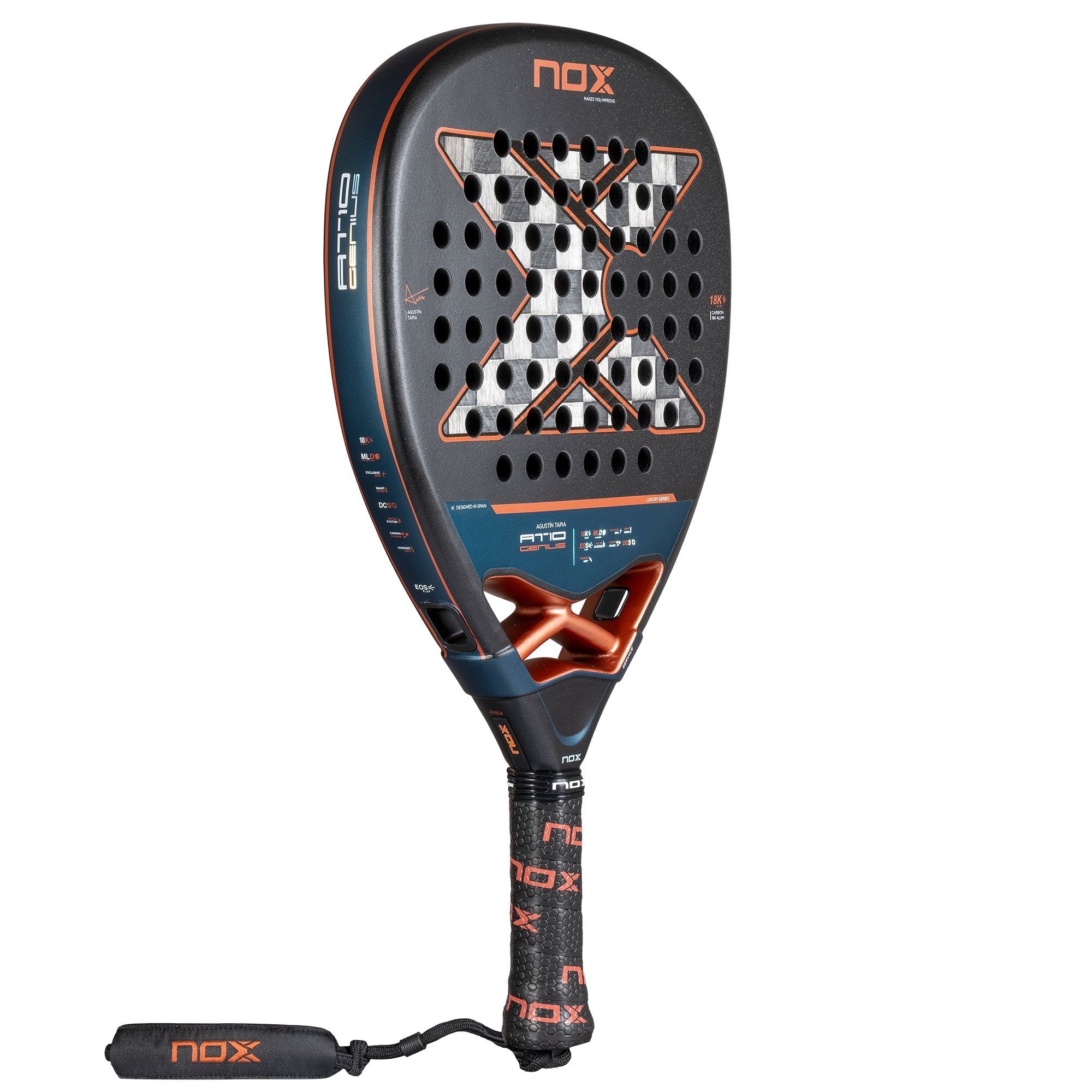 NOX AT10 Genius Attack 18K Alum 2025 padel racket, photo 2