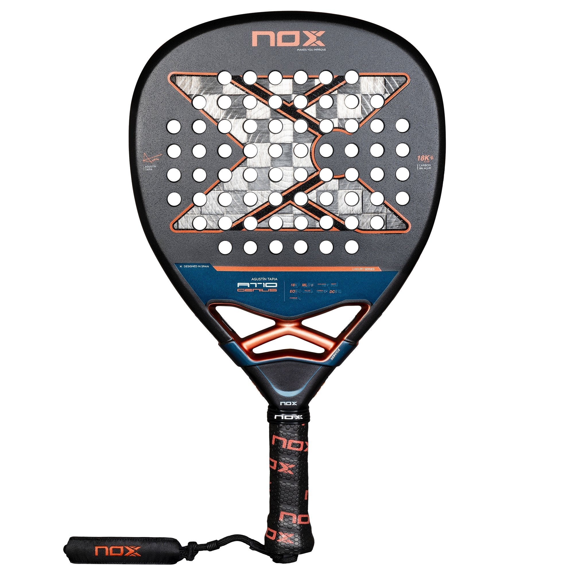 NOX AT10 Genius Attack 18K Alum 2025 padel racket