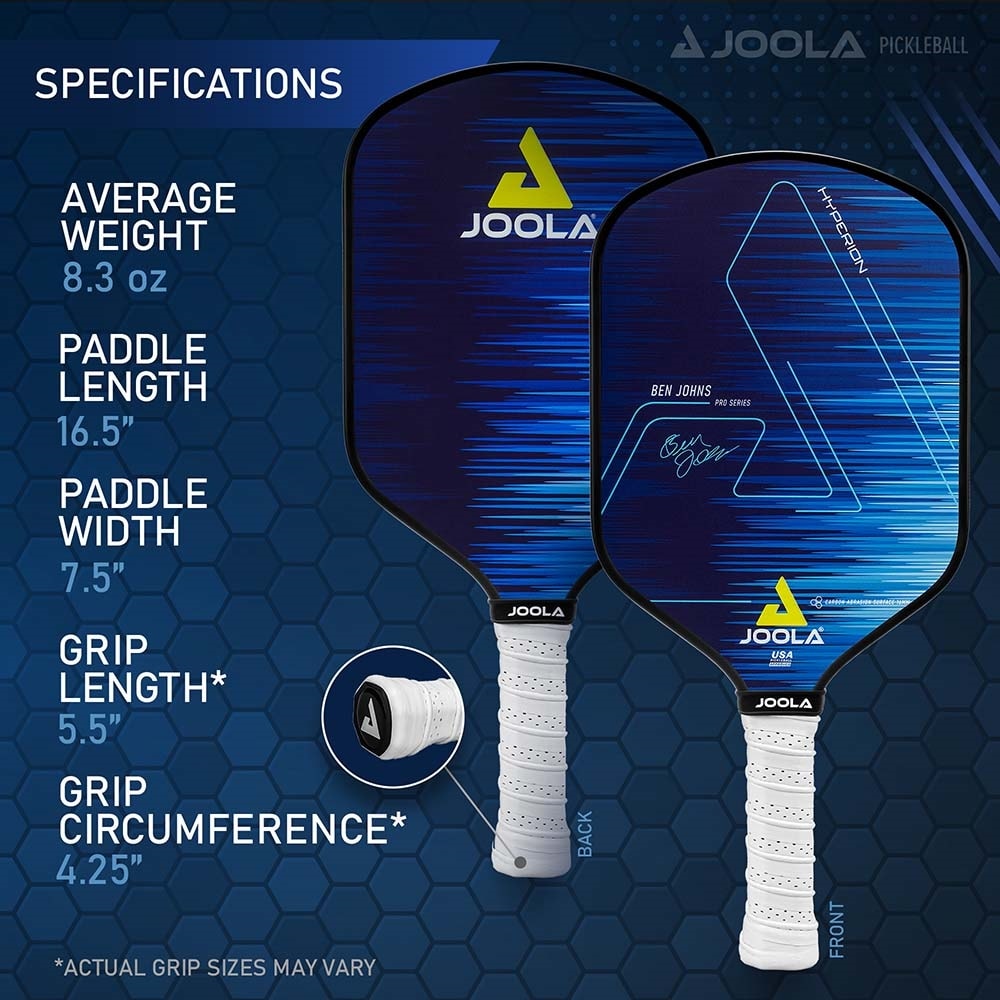 JOOLA Ben Johns Hyperion 16mm CAS pickleball paddle, photo 2