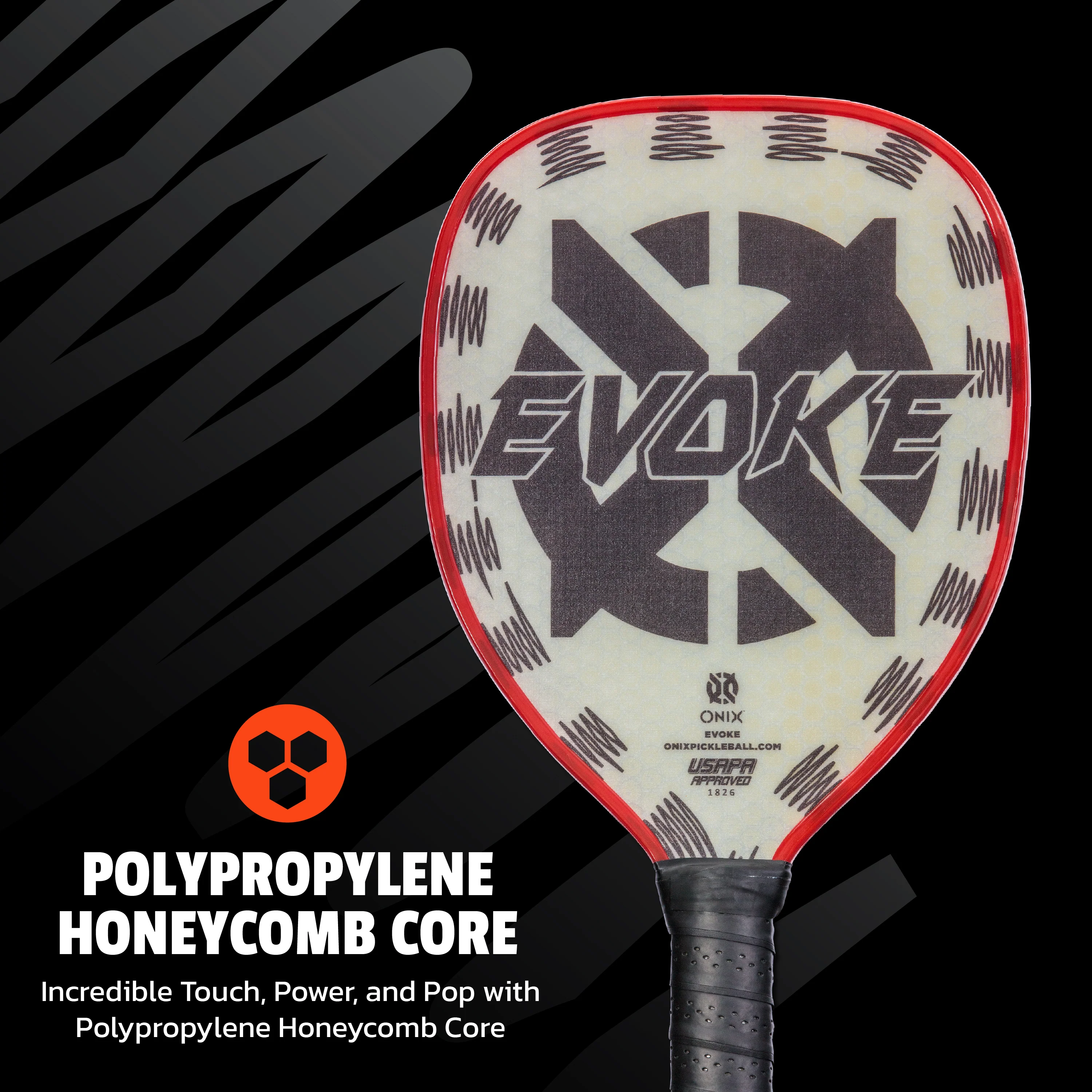 Onix Evoke Tear Drop pickleball paddle, photo 2