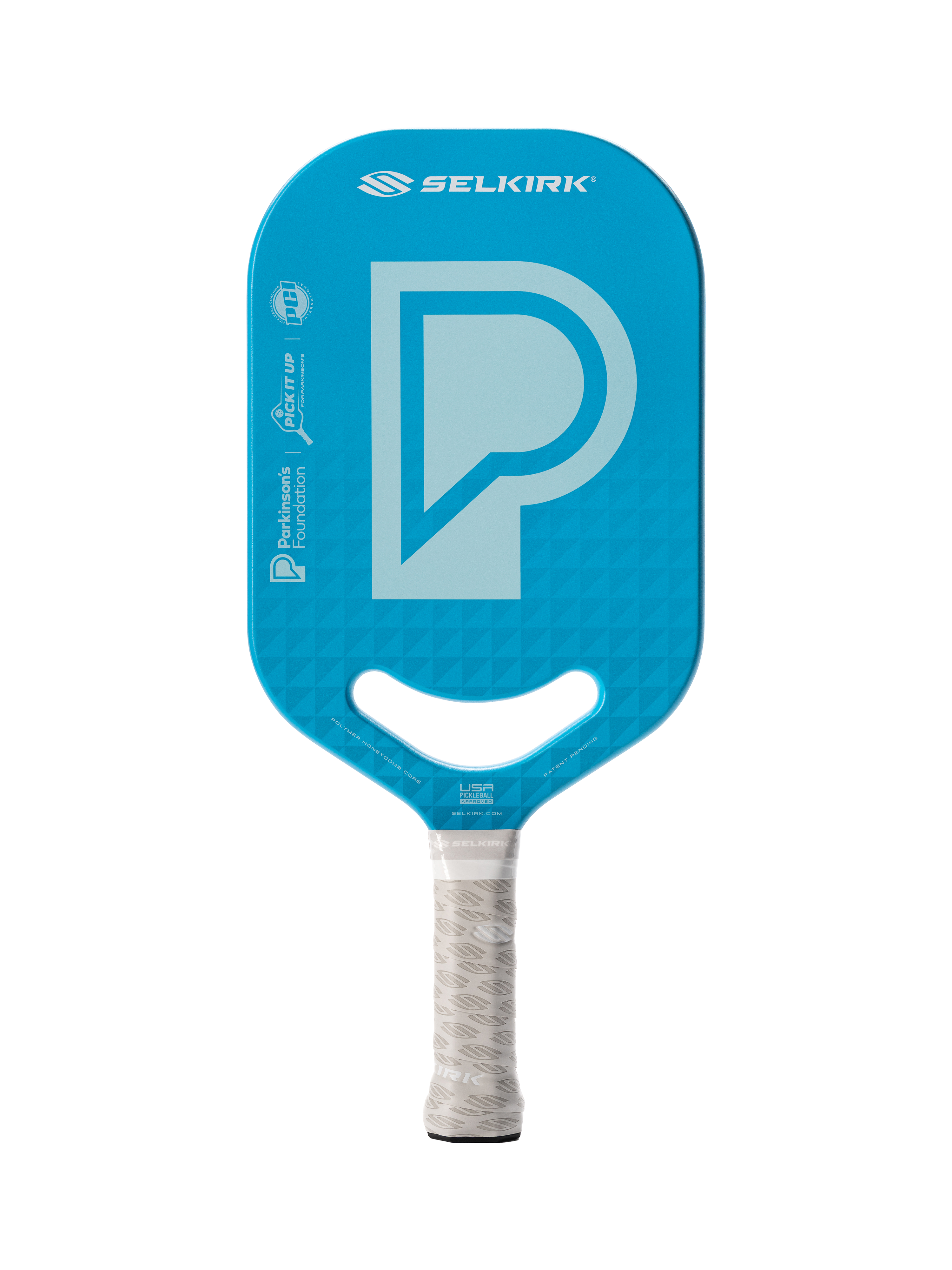 Raquete de pickleball Selkirk Amped Pro Air Parkinson's Foundation Invikta, foto 2