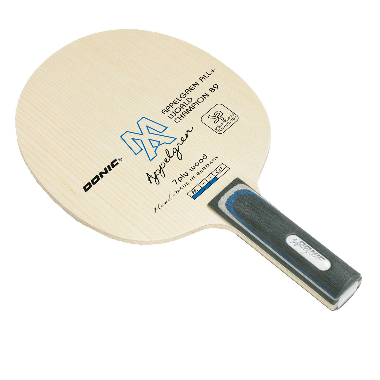Raquete de tênis de mesa Donic Appelgren All+ World Champion 89