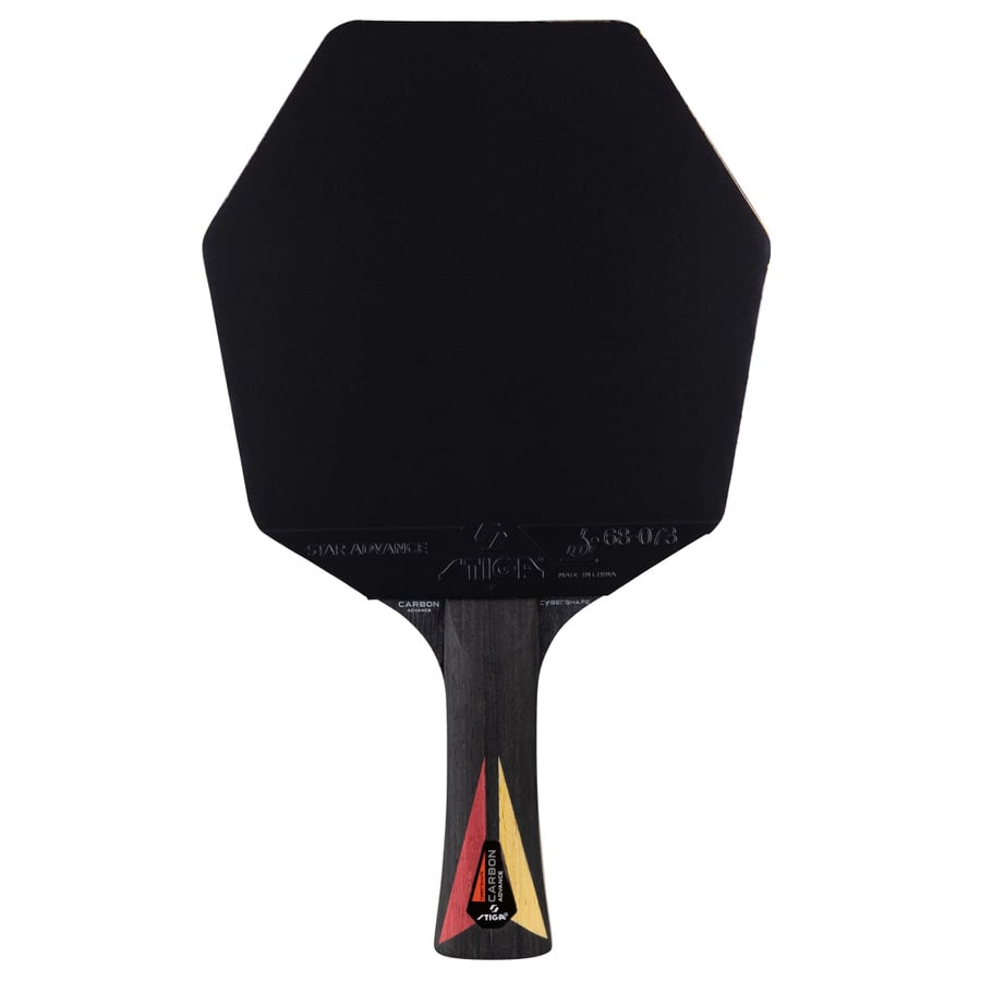 Raquete de tênis de mesa Stiga Carbon Advance Cybershape Meister Edition