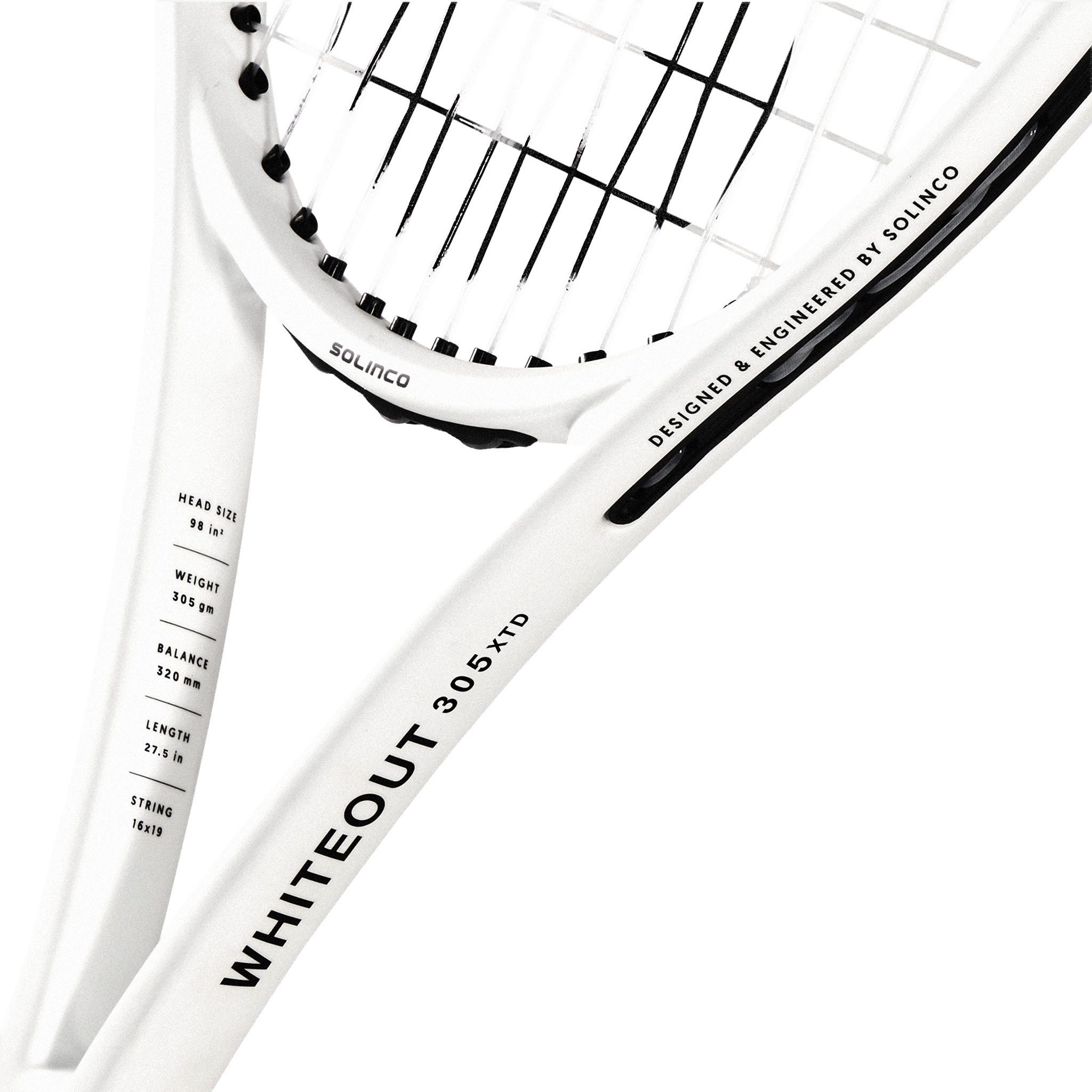 Solinco Whiteout 305 XTD V1 tennis racquet, photo 2