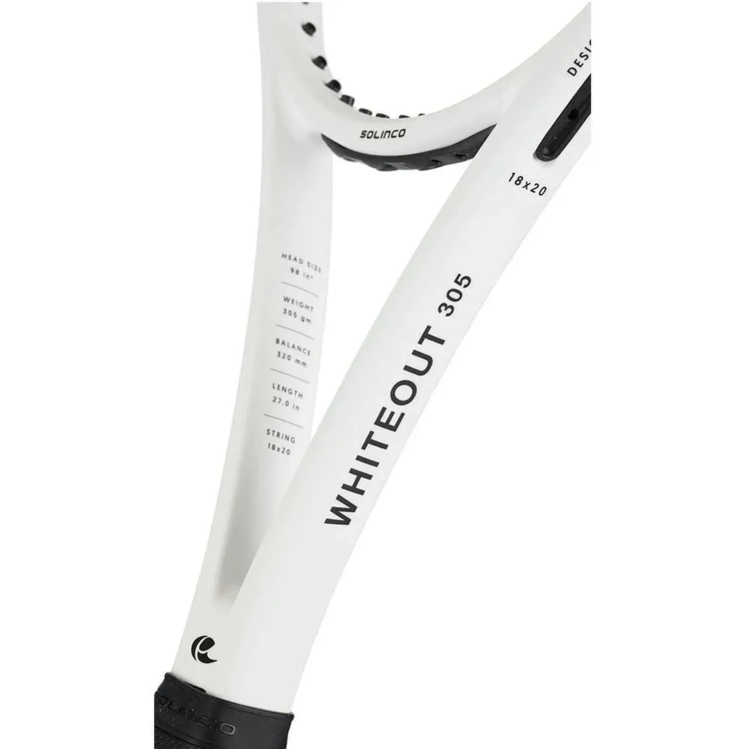 Solinco Whiteout 305 18x20 V1 tennis racquet, photo 2