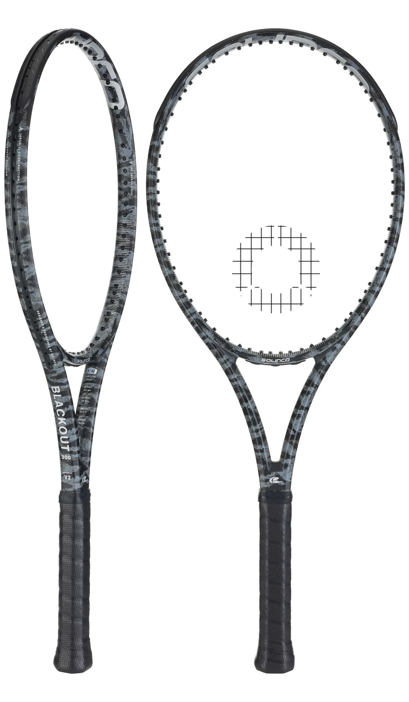 Solinco Blackout 300 Camo V2 tennis racquet