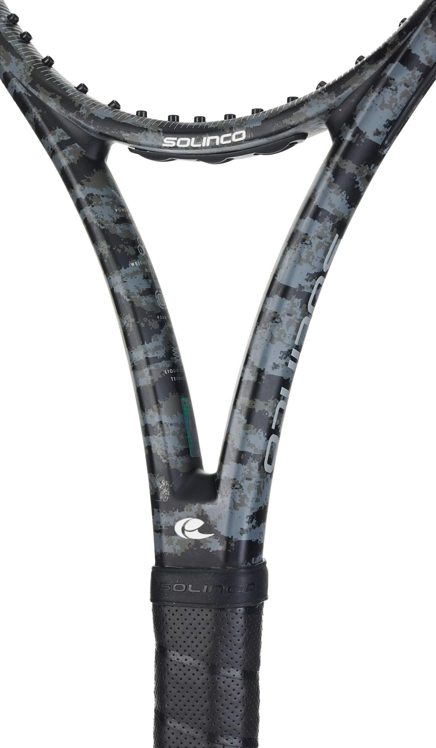 Raquete de tênis Solinco Blackout 300 XTD Camo V2, foto 2
