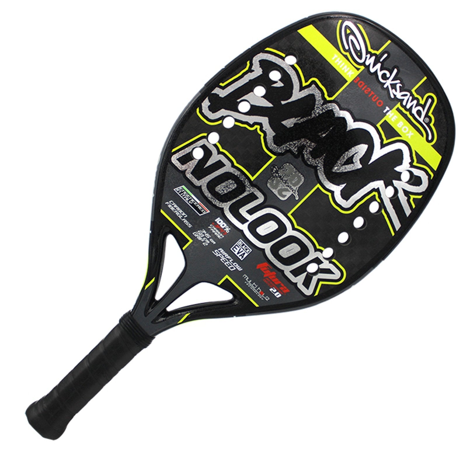 Quicksand No Look Black 2022 beach tennis racket, photo 2