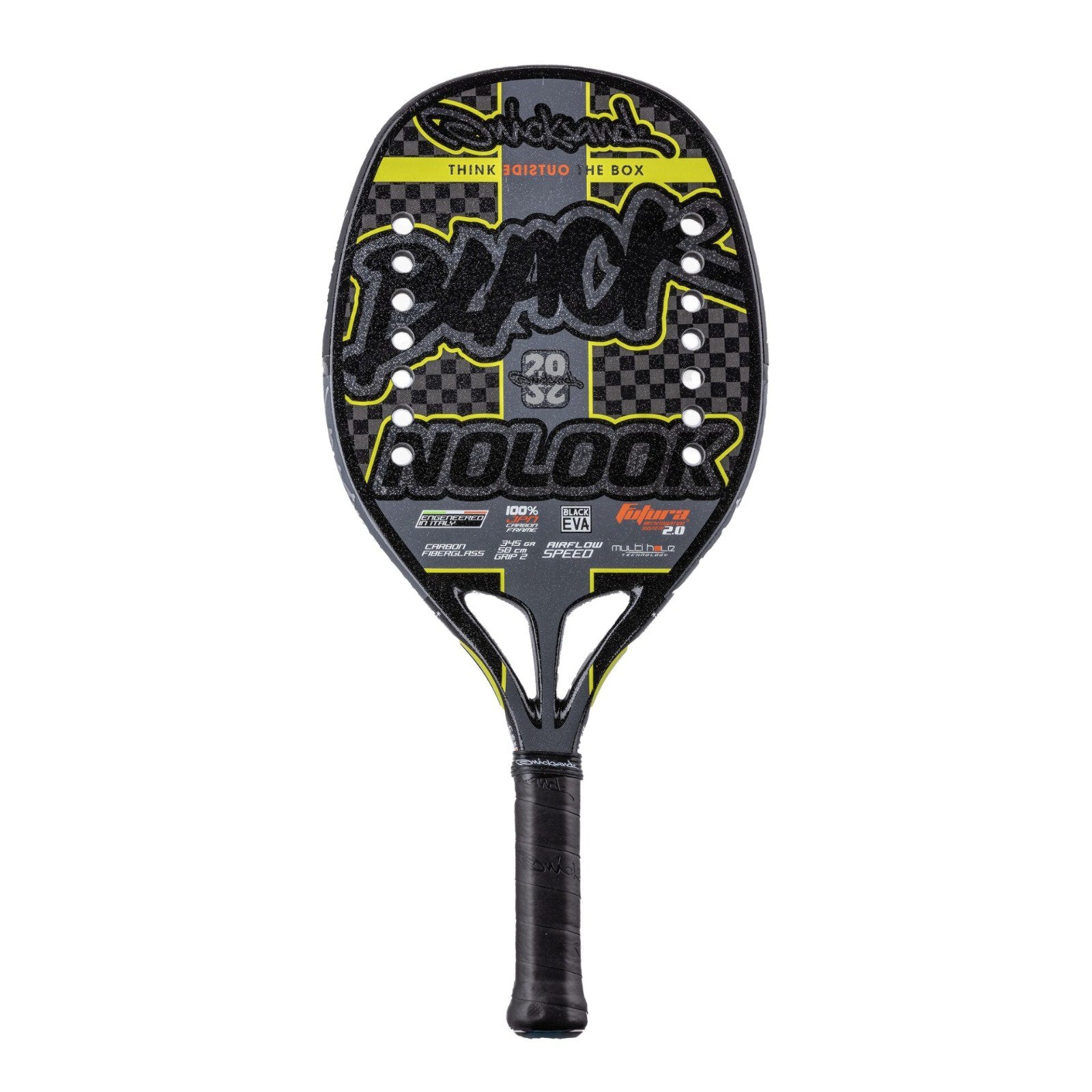 Quicksand No Look Black 2022 beach tennis racket