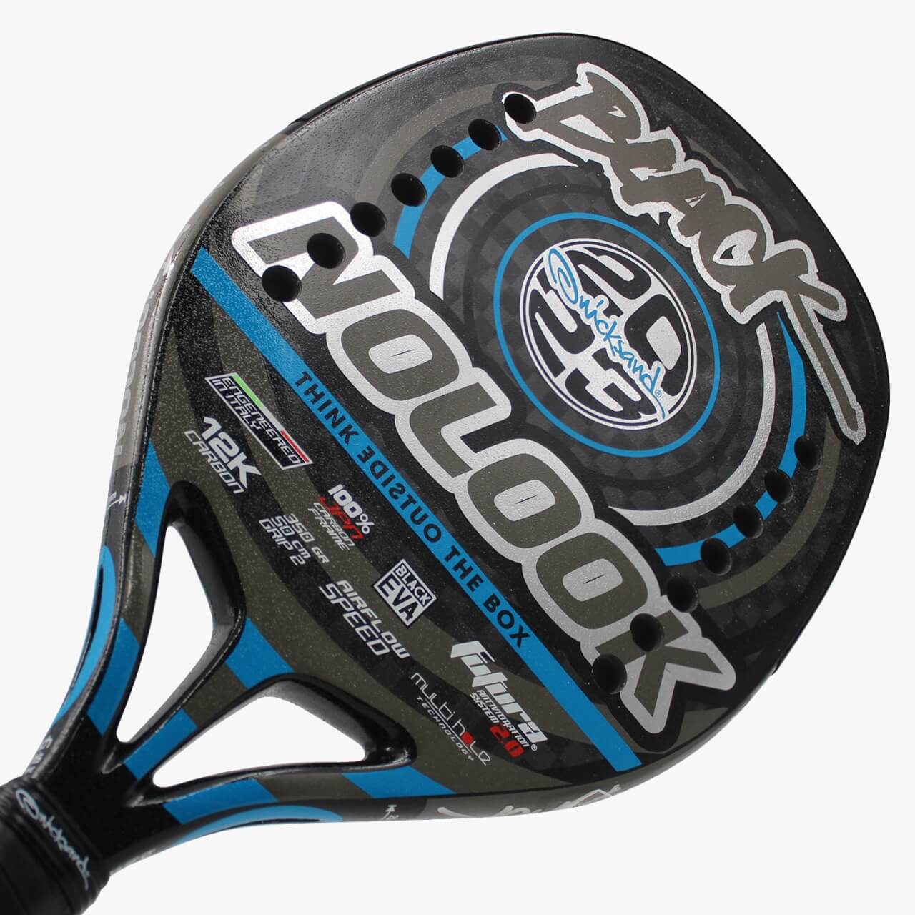 Quicksand No Look Black 2023 beach tennis racket, photo 2