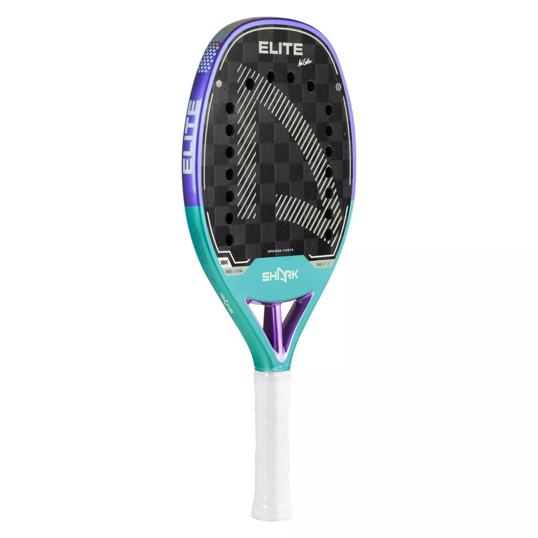 Shark Elite 3K Ariadna Costa 2026 beach tennis racket, photo 2