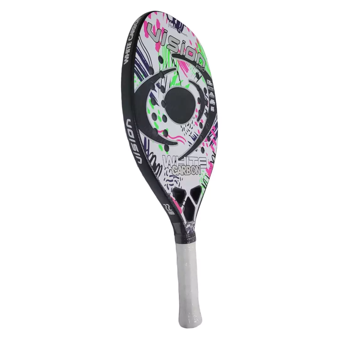 Raquete de beach tennis Vision White Carbon 2023, foto 2