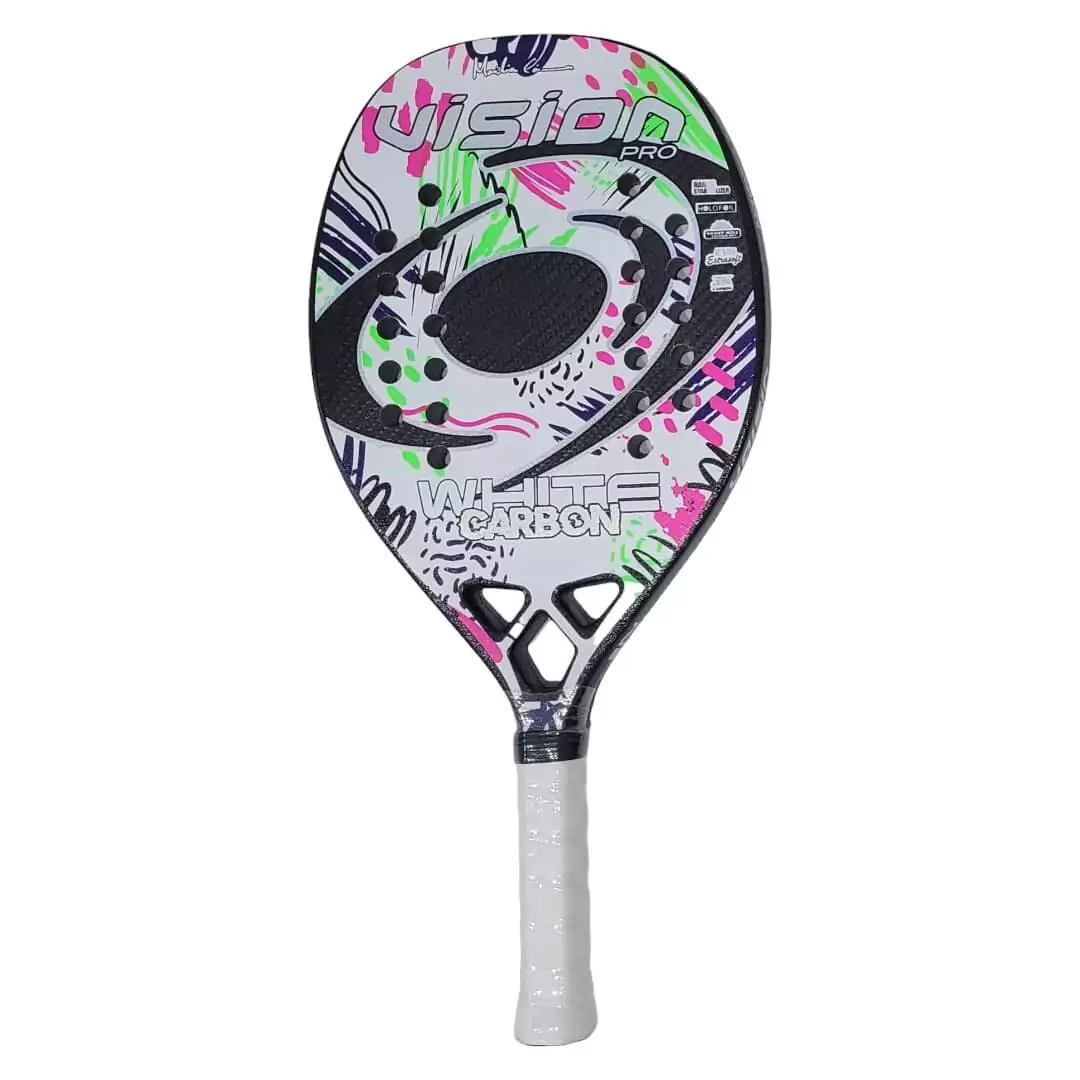 Vision White Carbon 2023 beach tennis racket