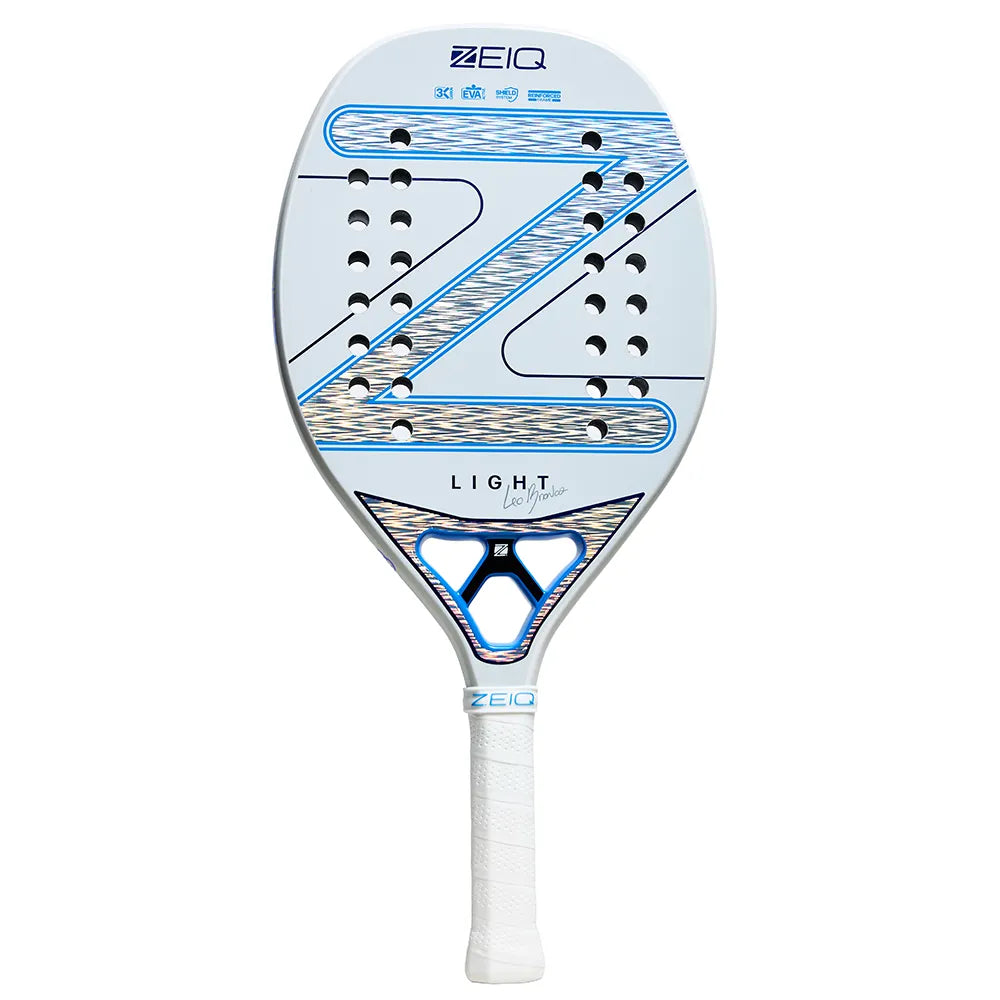 Raquete de beach tennis ZEIQ Light Léo Branco 2026