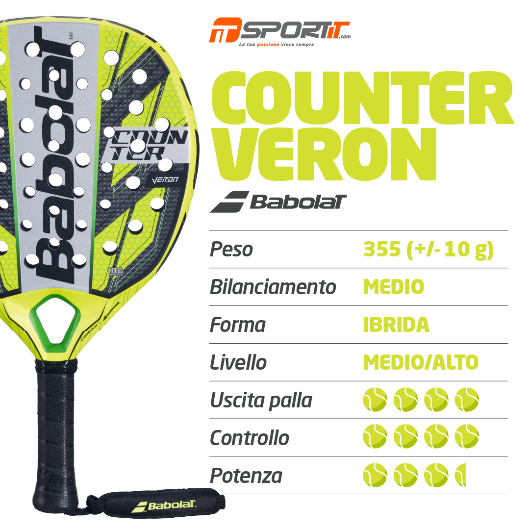Raquete de padel Babolat Counter Veron 2