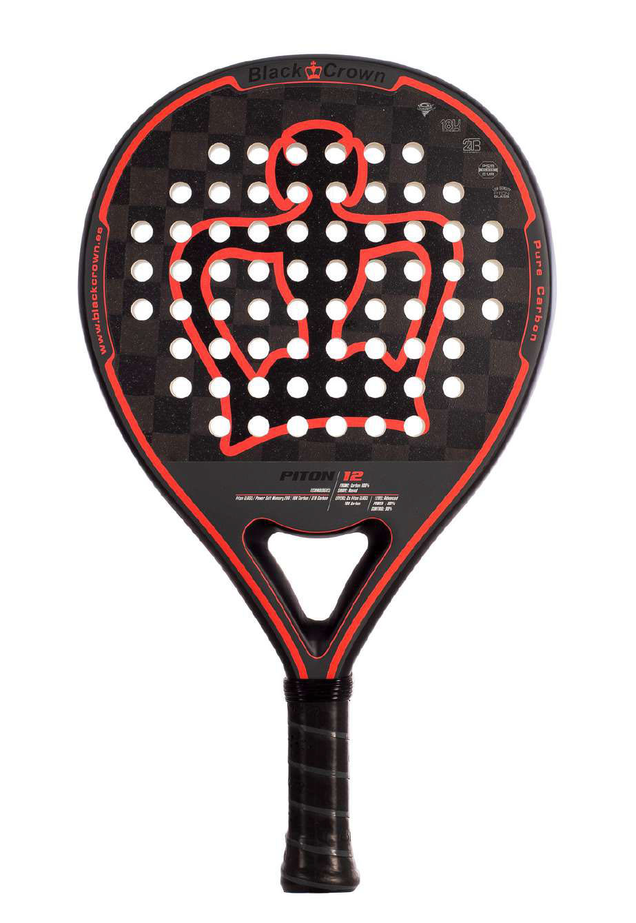 Black Crown Piton 12 2024 padel racket