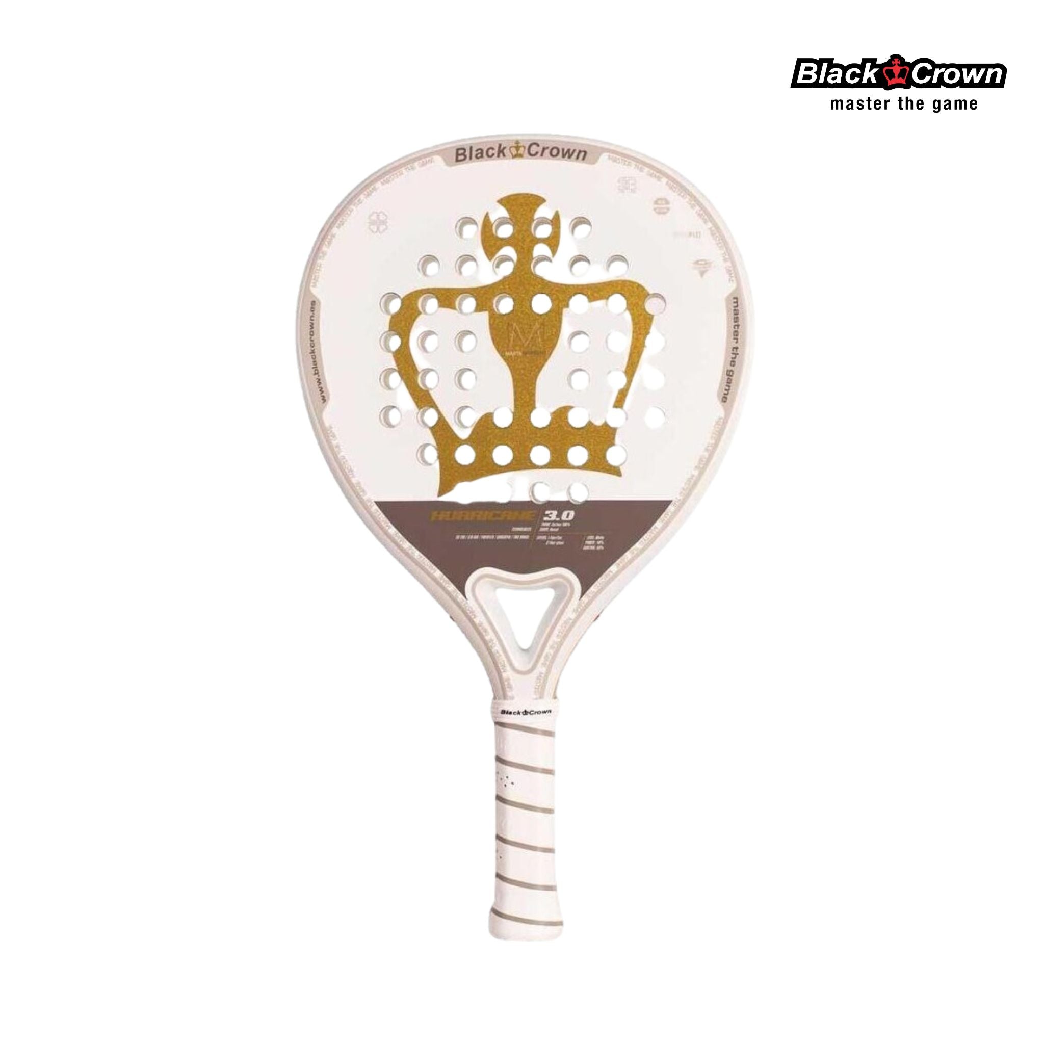 Black Crown Hurricane 3.0 padel racket