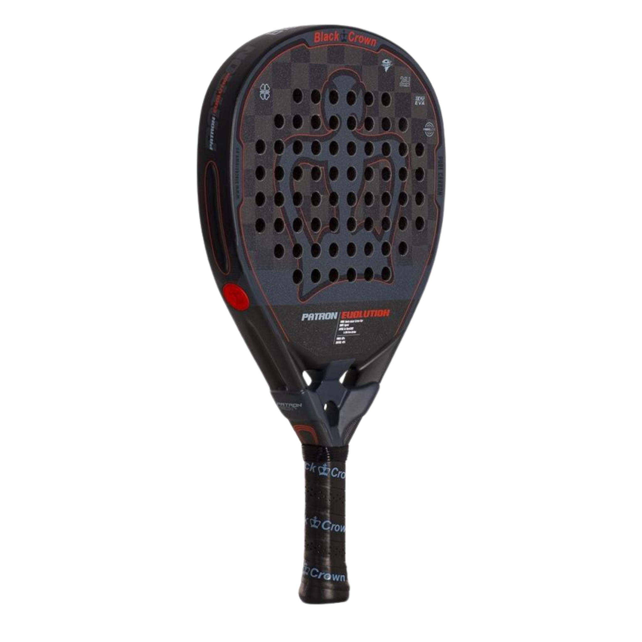 Black Crown Patron Evolution padel racket, photo 2