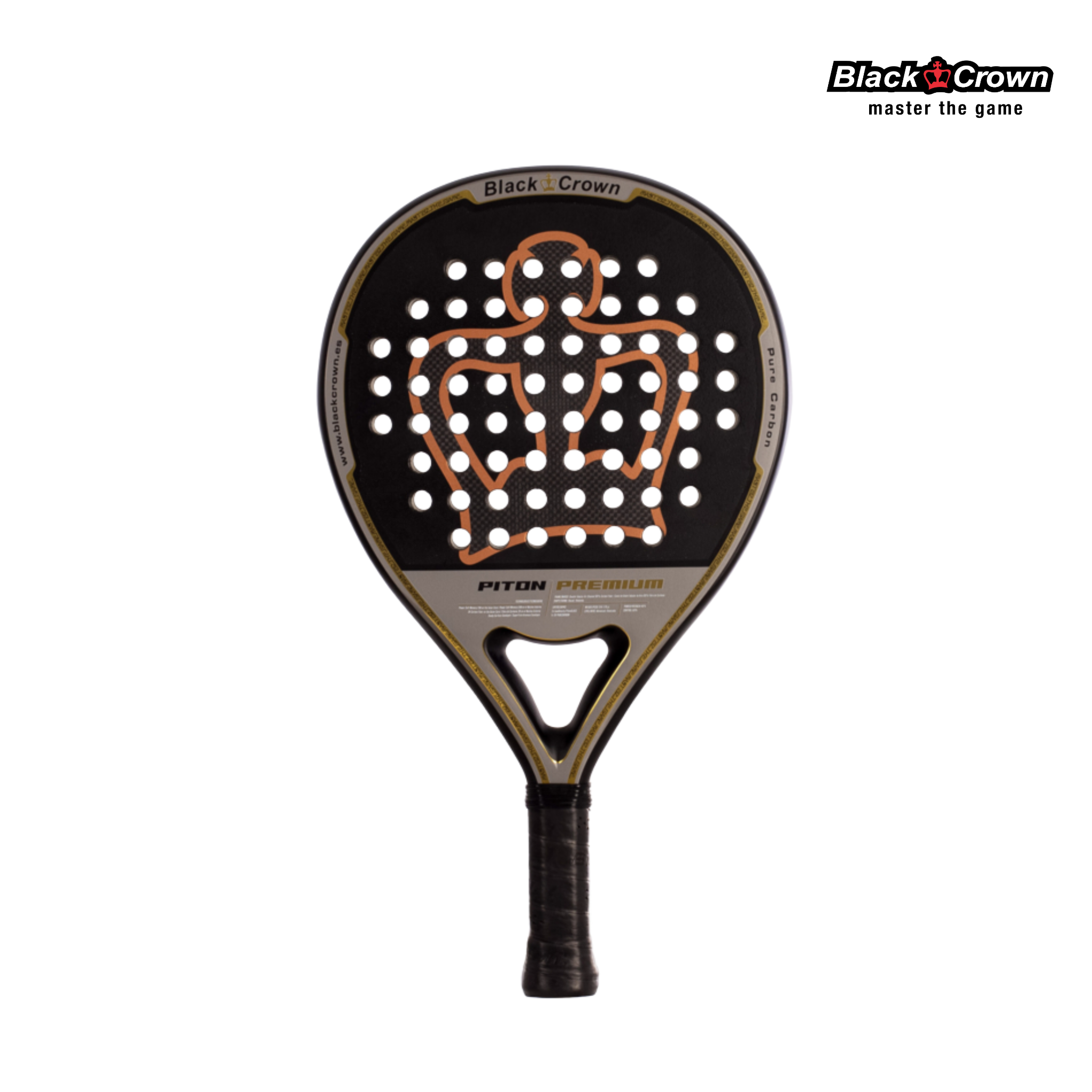 Raquete de padel Black Crown Piton Premium 2024