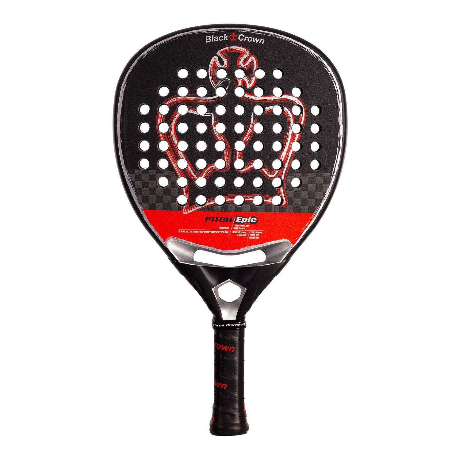 Raquete de padel Black Crown Piton Epic 2025