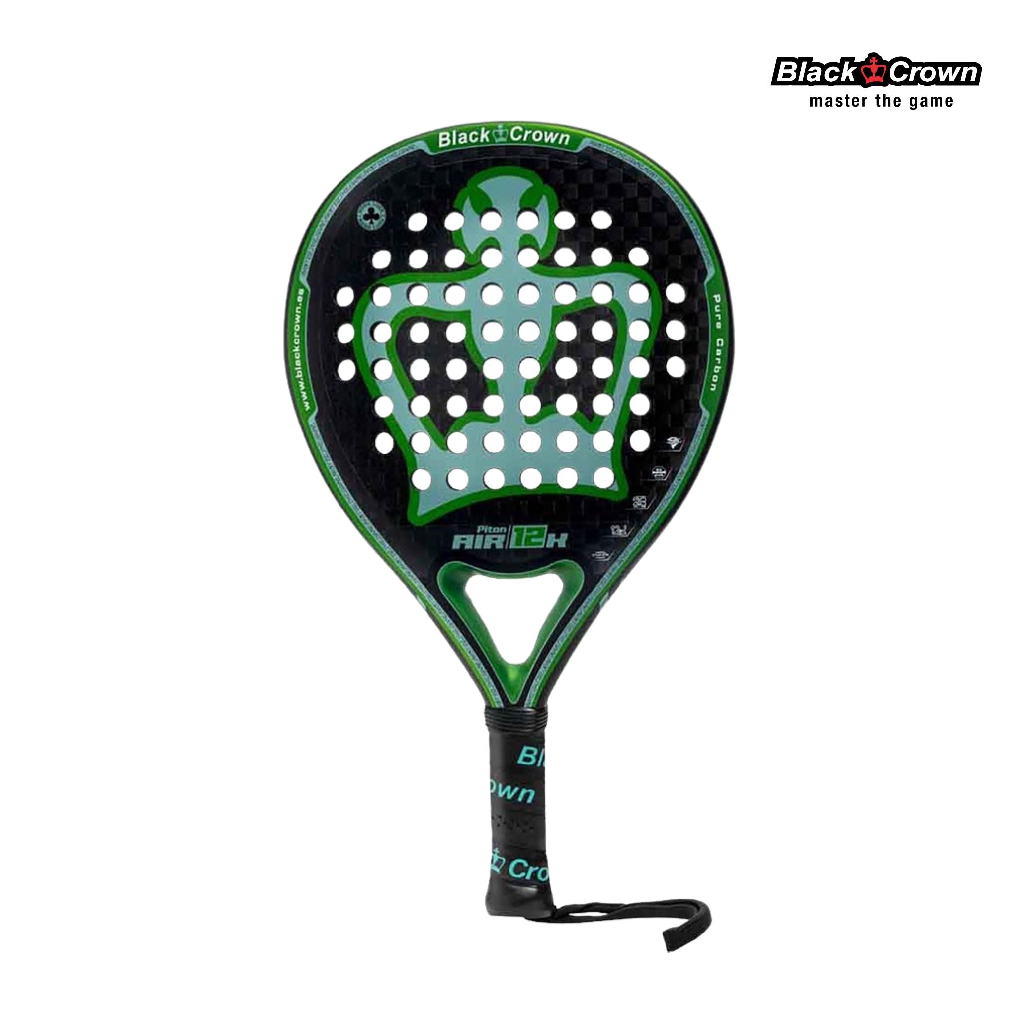 Raquete de padel Black Crown Piton Air 12K 2024