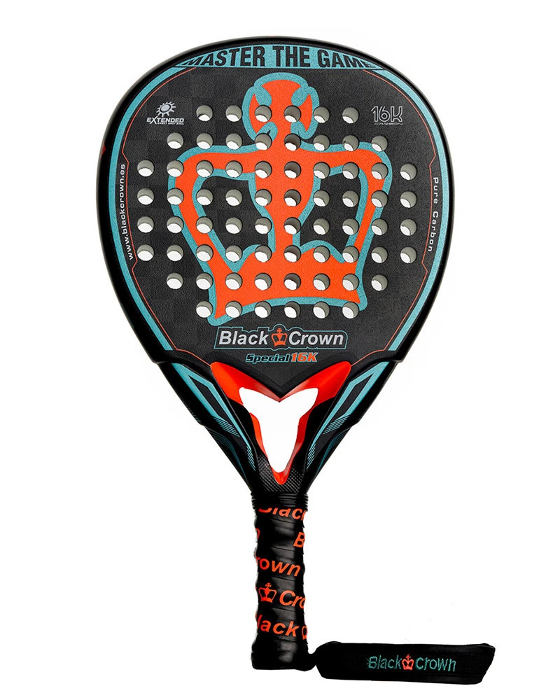 Raquete de padel Black Crown Special 16K 2023