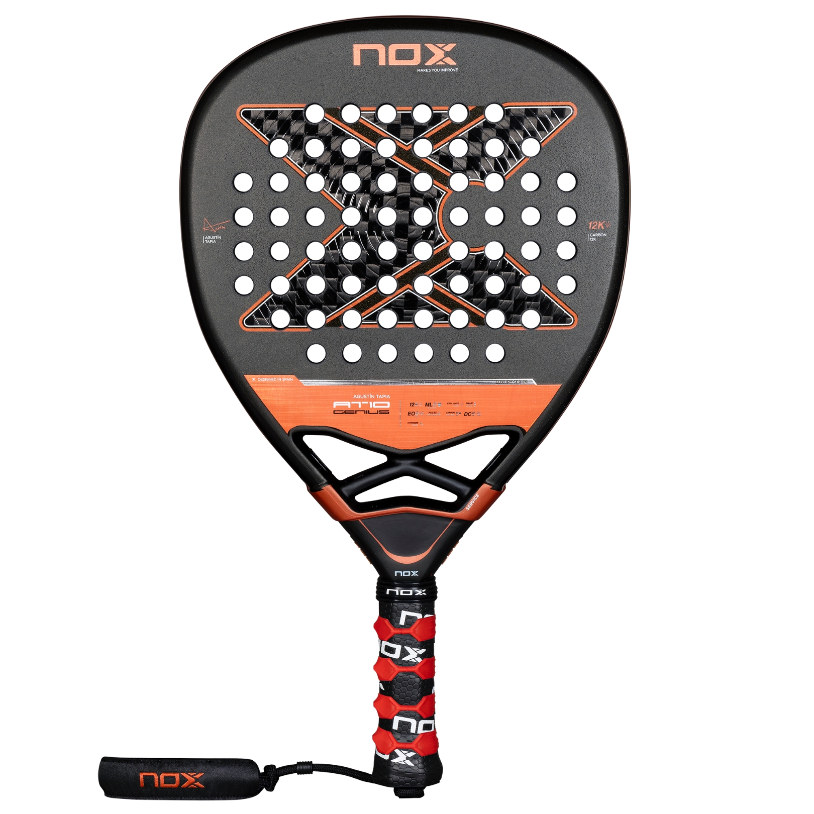 NOX AT10 Attack 12K 2025 padel racket