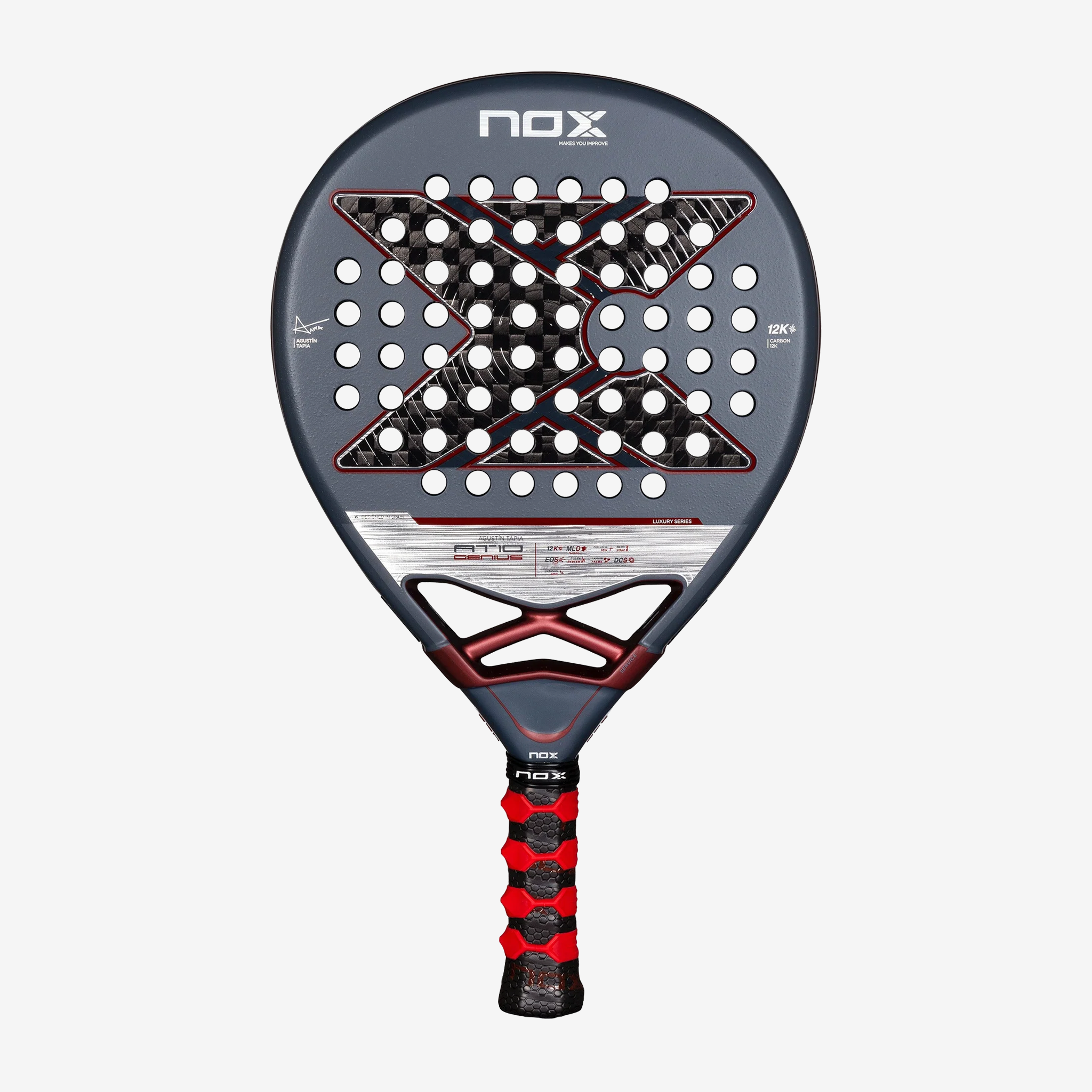 NOX AT10 Genius 12K Alum padel racket