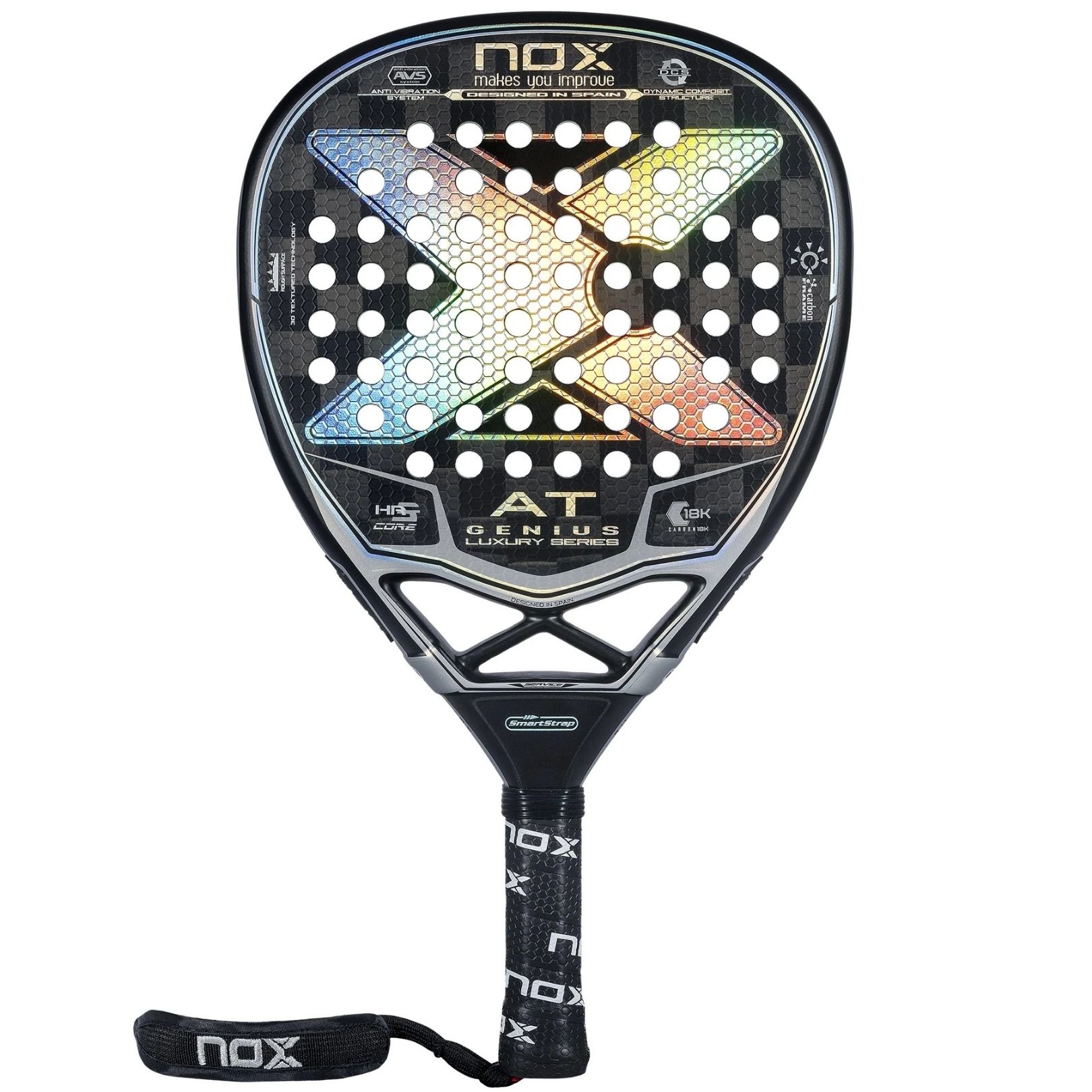 NOX AT10 Luxury Genius Attack 18K 2022 padel racket