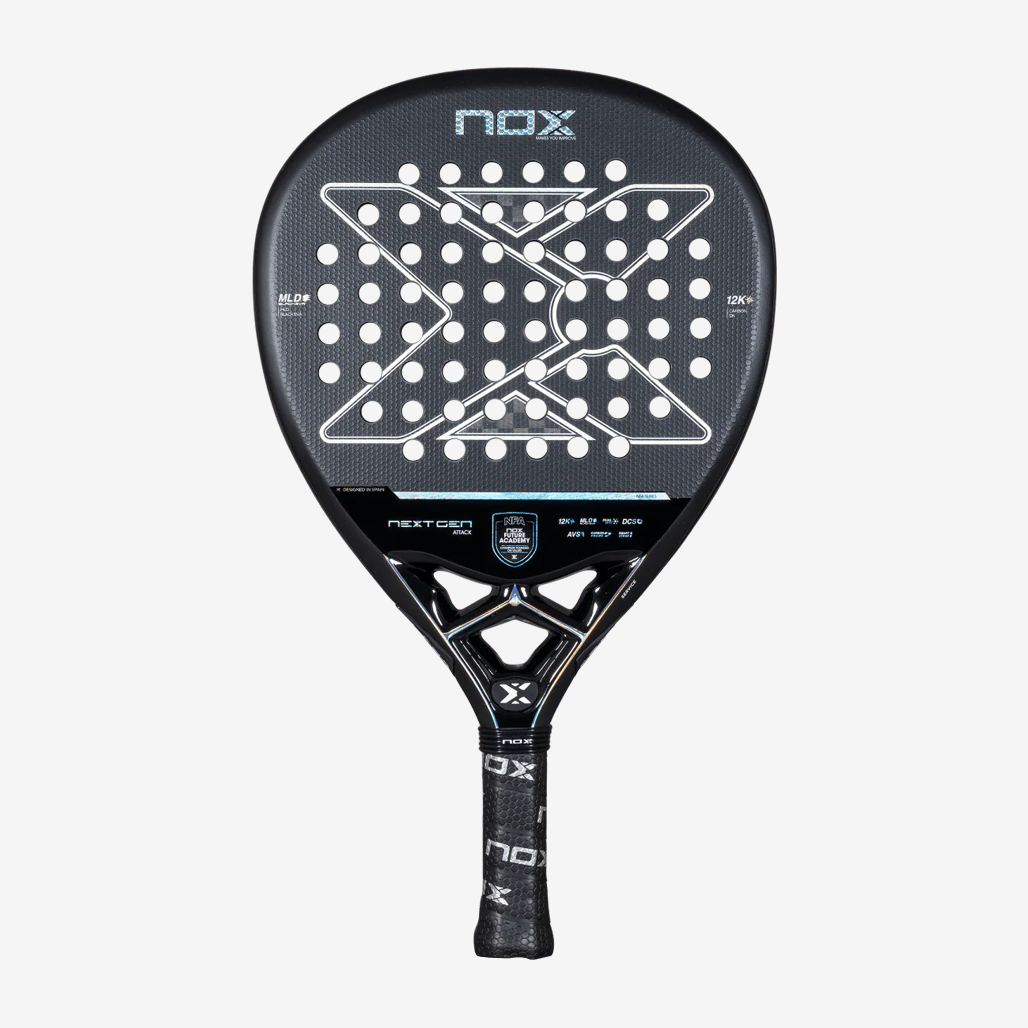 Raquete de padel NOX Nextgen Pro Attack 12K 2026