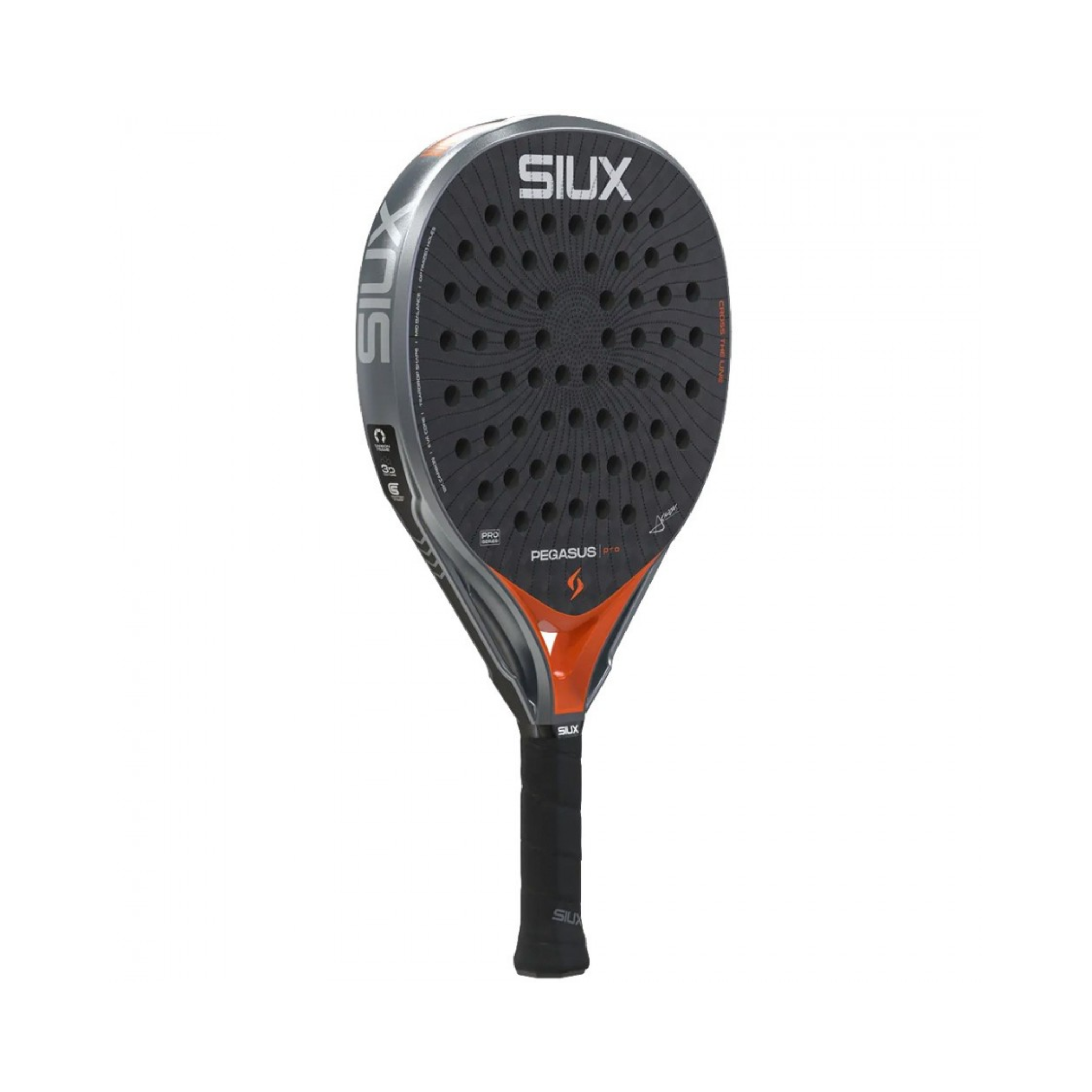 Siux Pegasus Pro Lava 2026 padel racket, photo 2