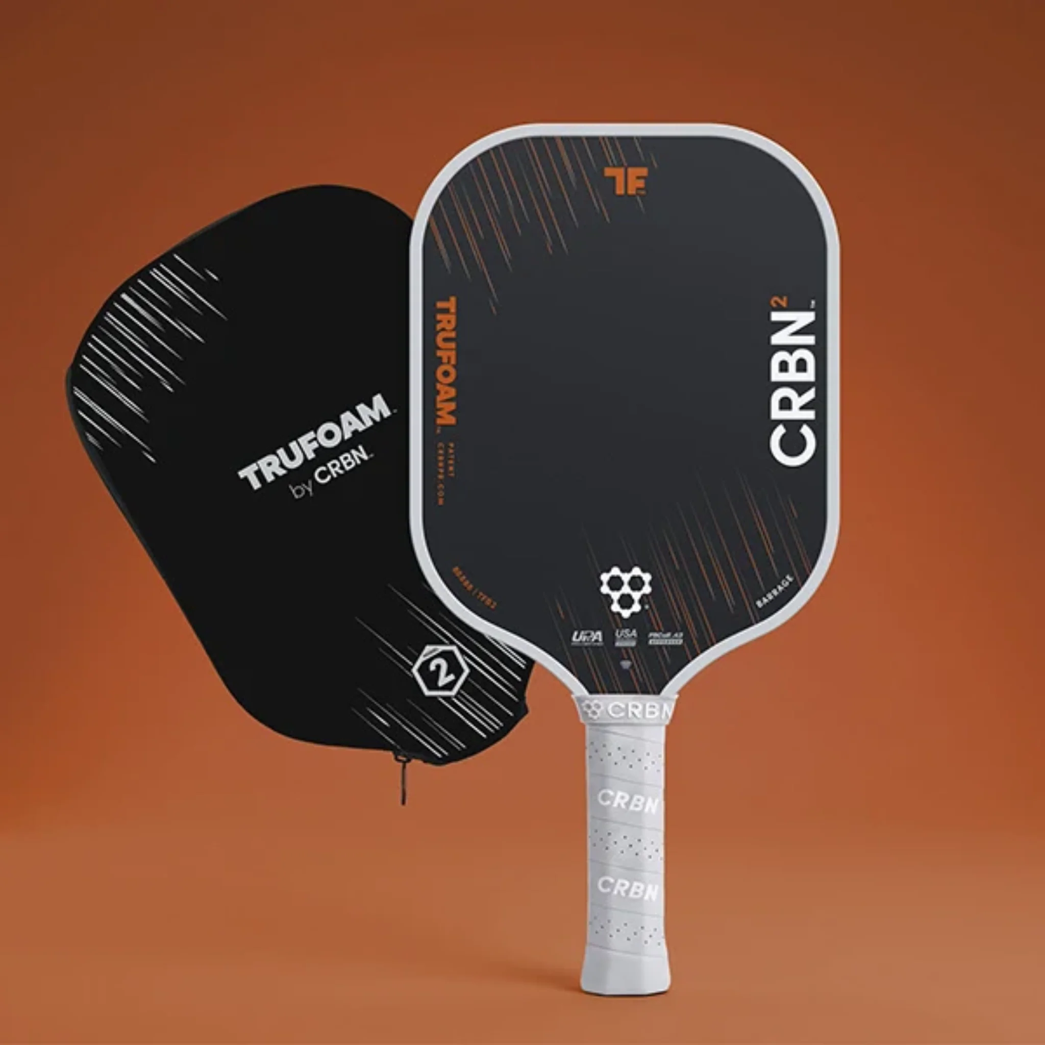 CRBN TruFoam Barrage Square pickleball paddle