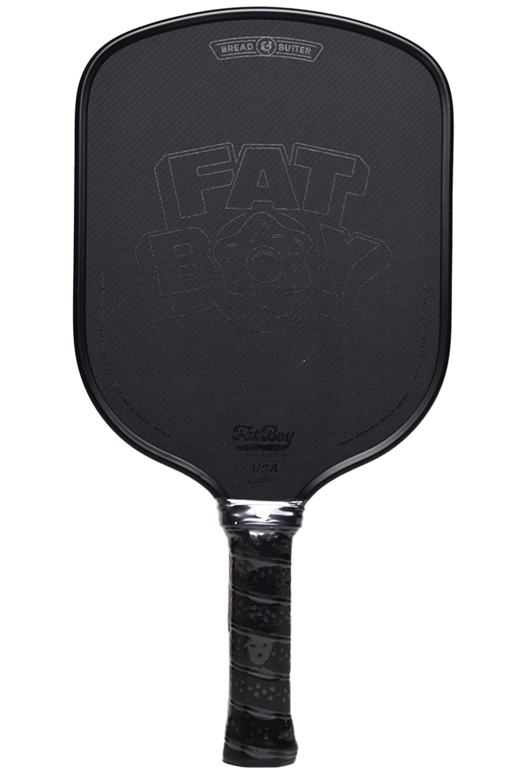 Bread & Butter Fat Boy Black Out Edition 16mm pickleball paddle
