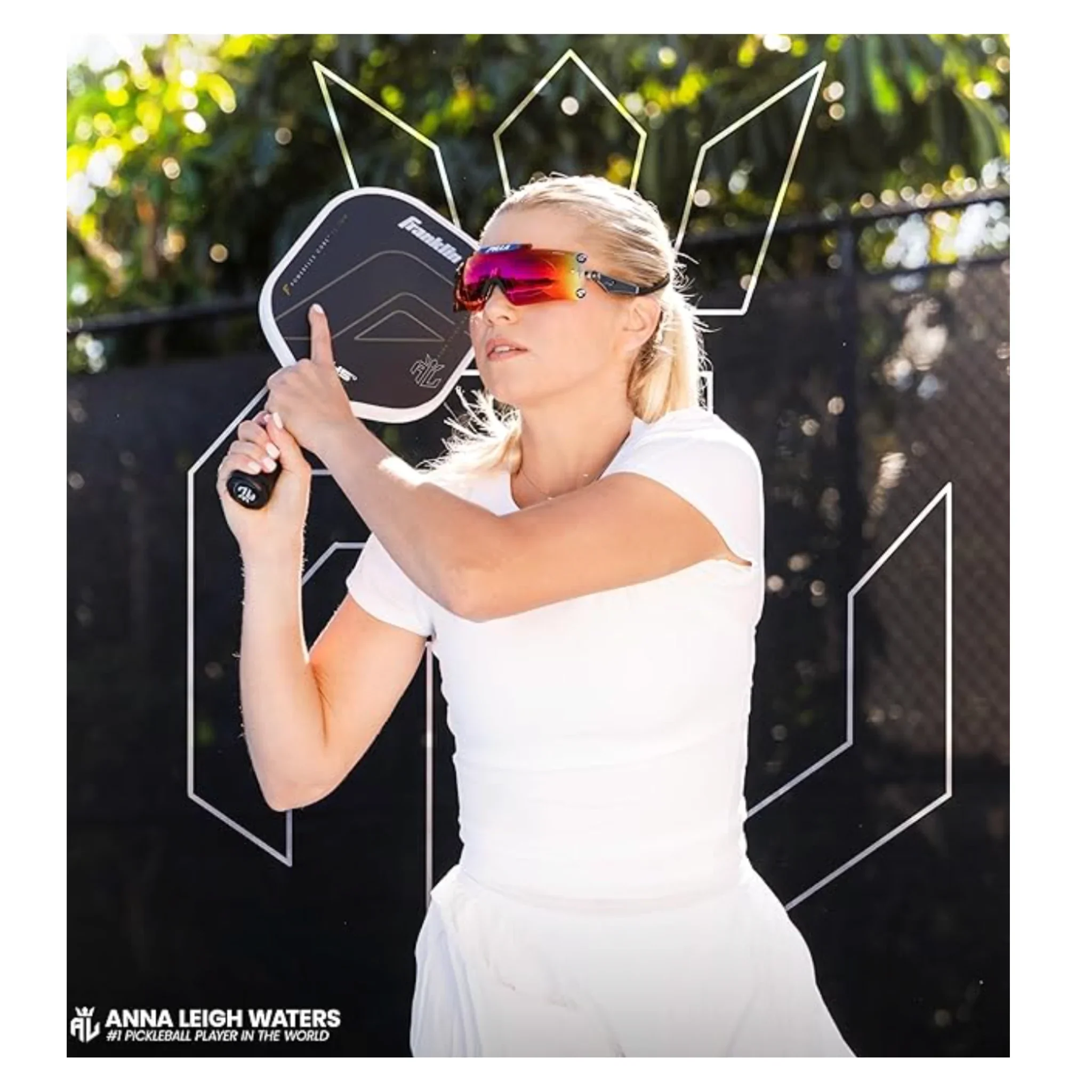 Raquete de pickleball Franklin C45 Aurelius Anna Leigh Waters, foto 2