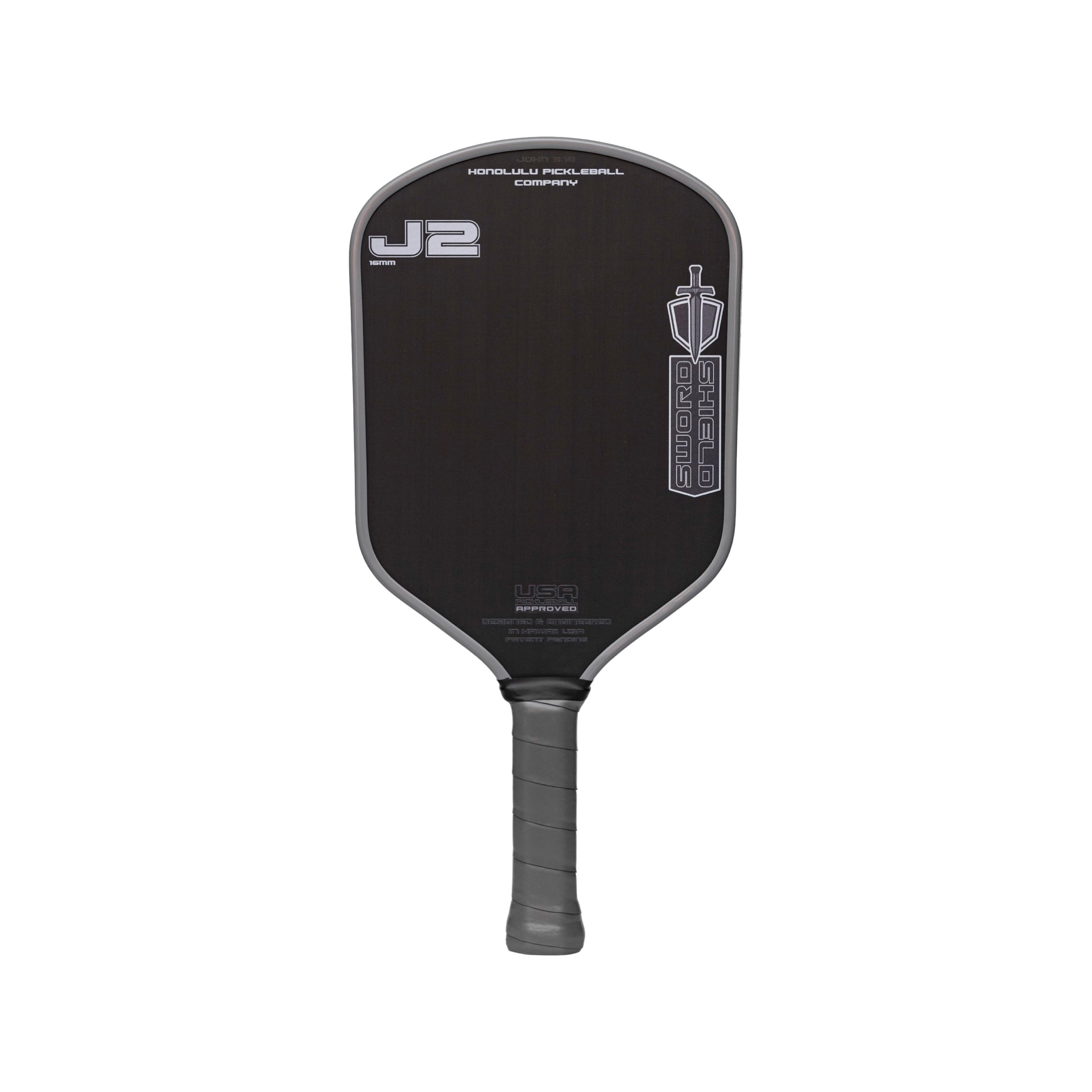 Honolulu Sword & Shield J2 pickleball paddle