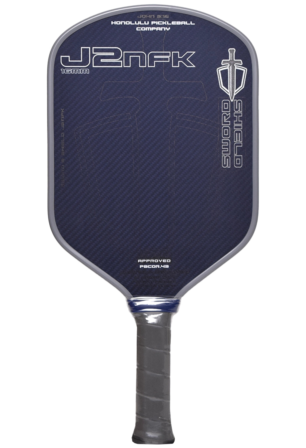 Honolulu Sword & Shield J2NFK pickleball paddle