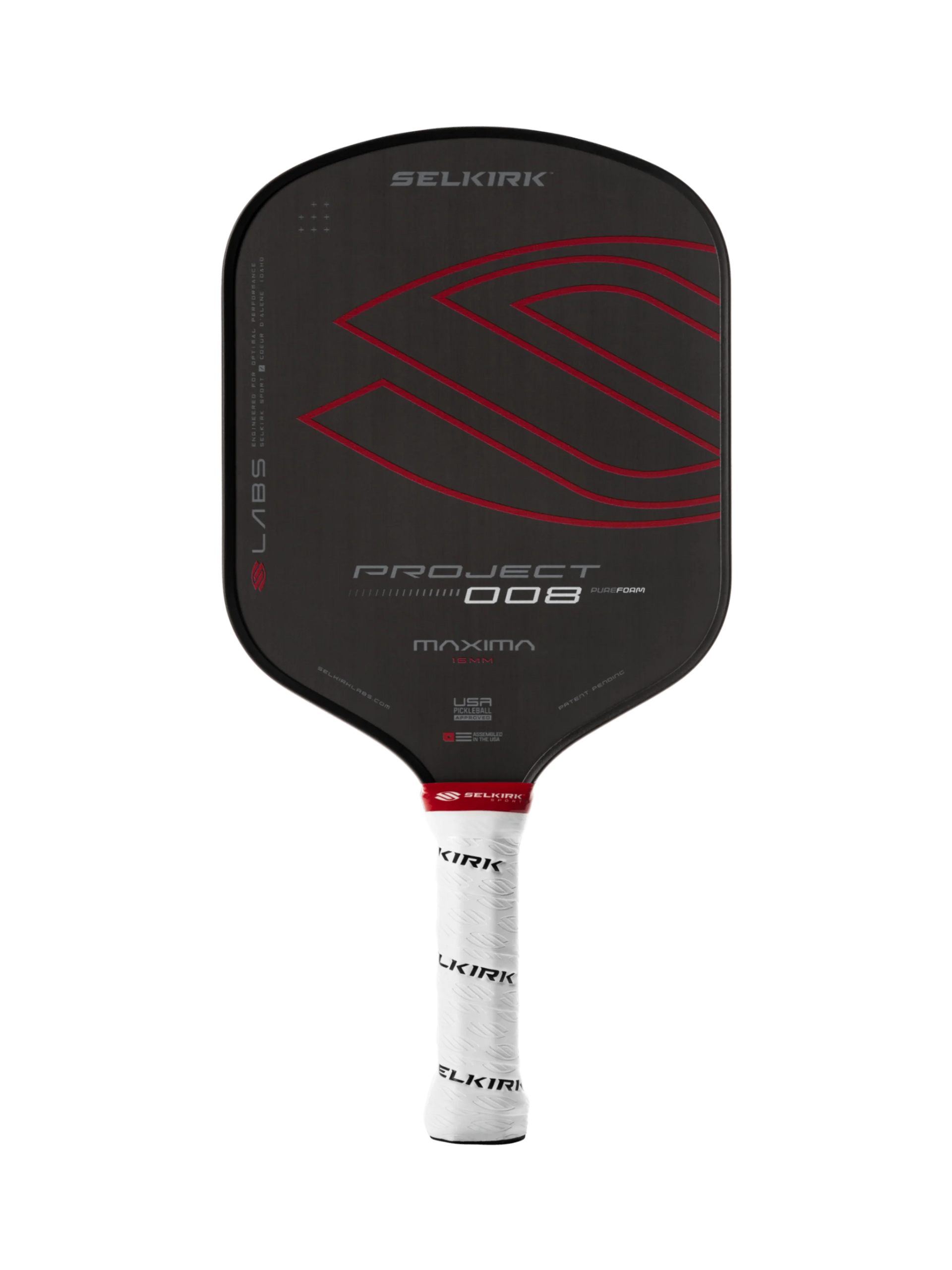 Raquete de pickleball Selkirk LABS Project 008 Maxima 16mm
