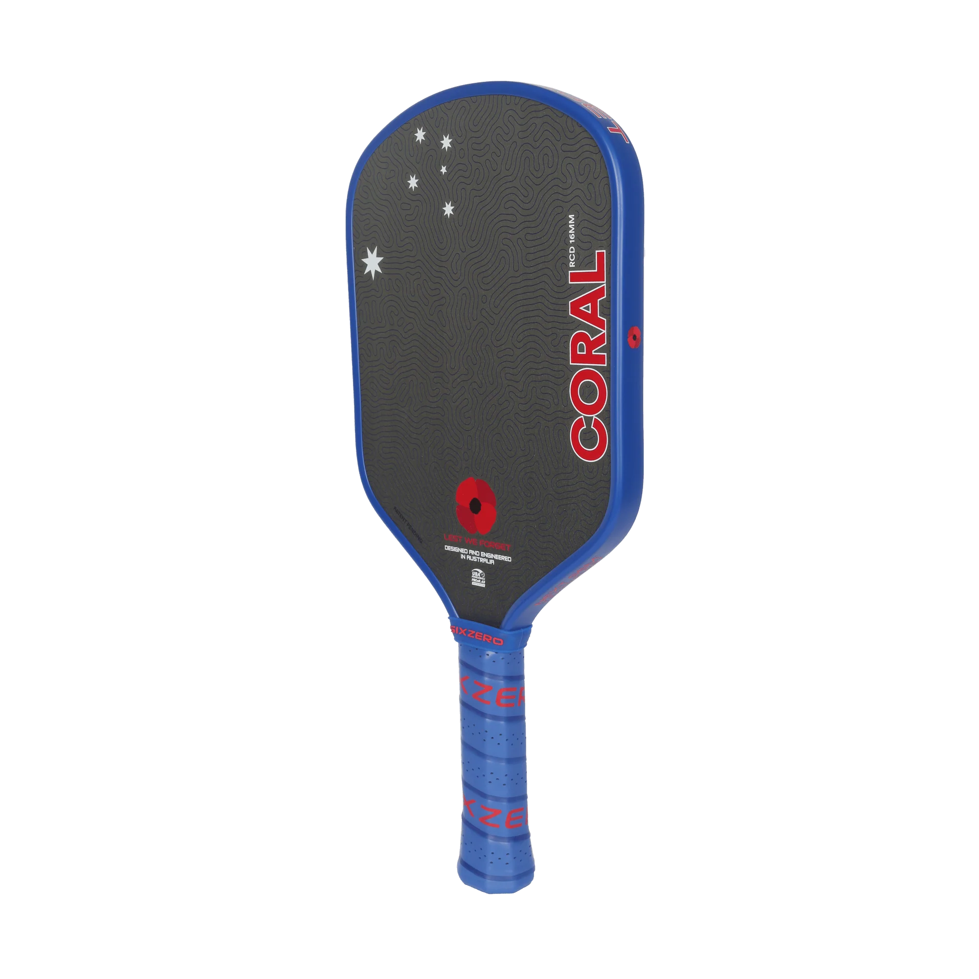 Raquete de pickleball Six Zero Coral Australian Edition 16mm, foto 2