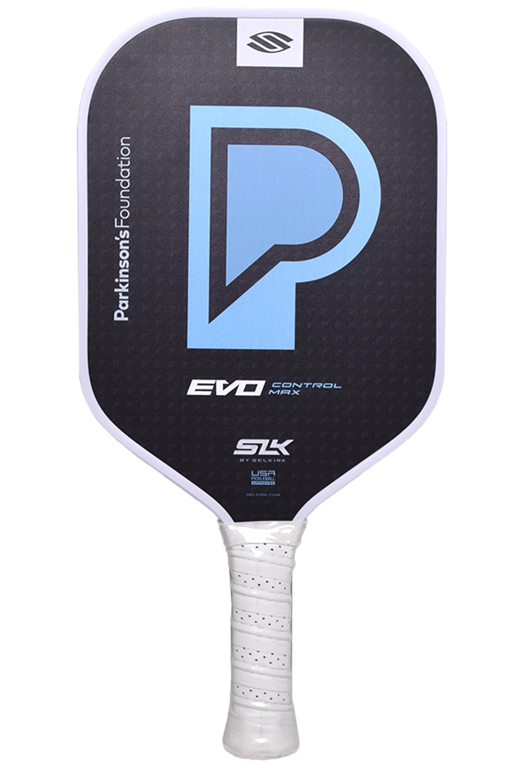 Selkirk SLK EVO Control Parkinson's Foundation Max pickleball paddle