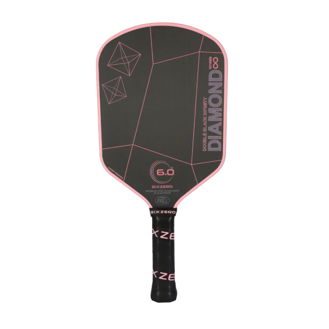 Raquete de pickleball Six Zero Infinity Edgeless Double Black Diamond Control 16mm, foto 2