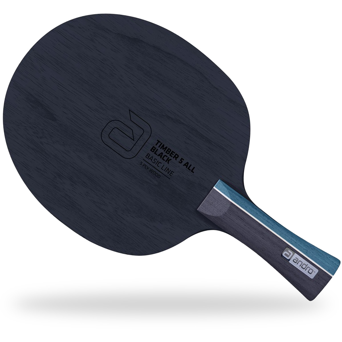 Andro Timber 5 ALL Black table tennis paddle, photo 2