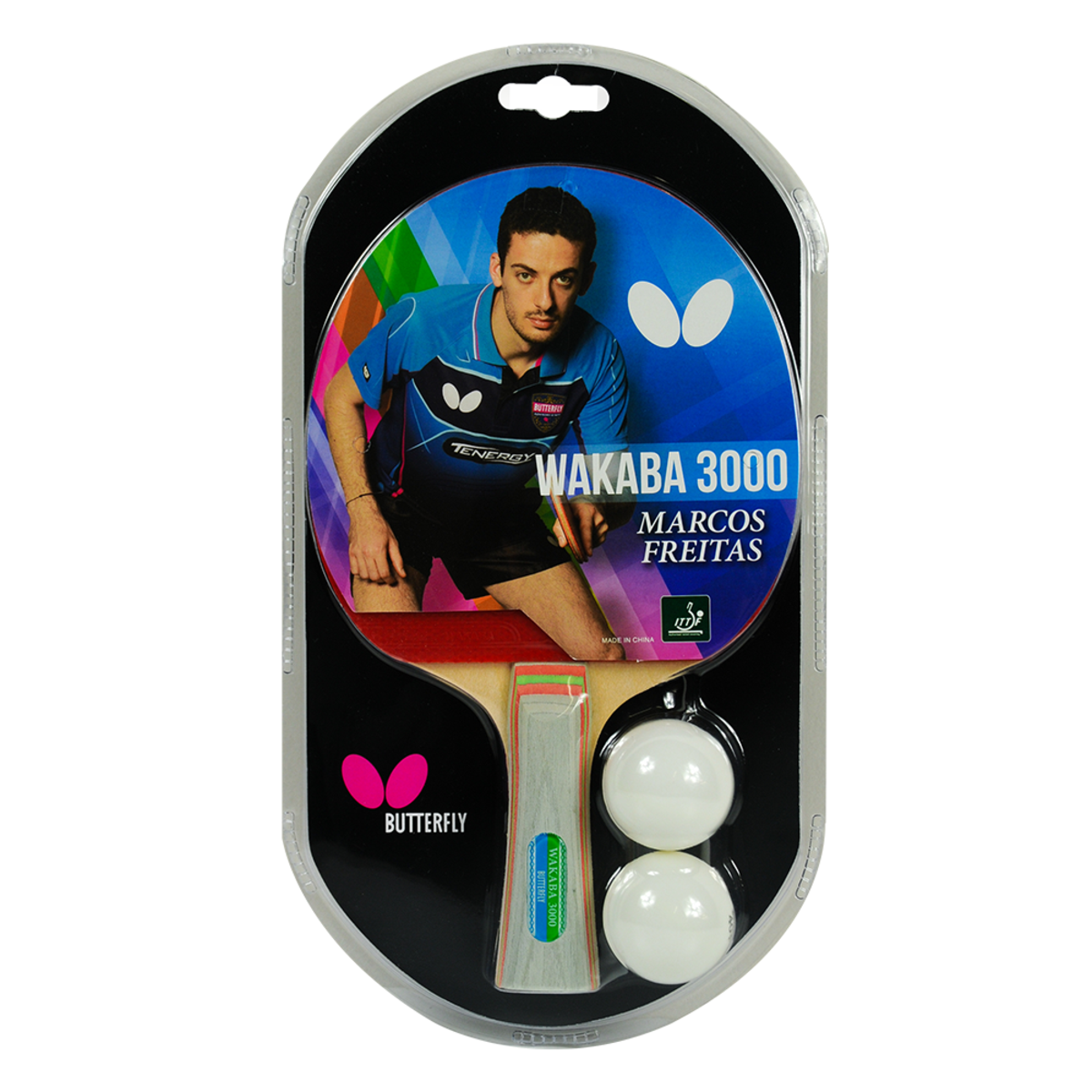 Butterfly Wakaba 3000 table tennis paddle