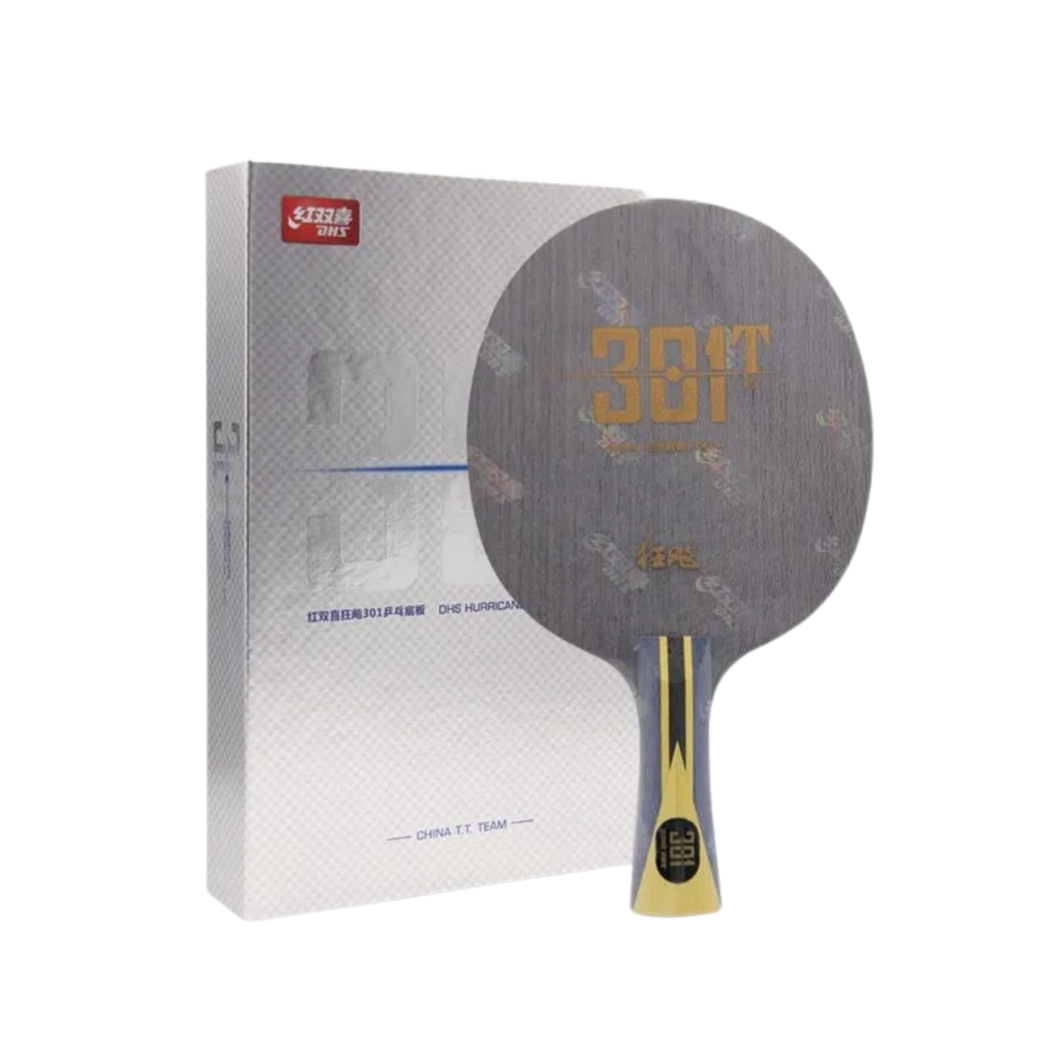 DHS Hurricane 301T table tennis paddle